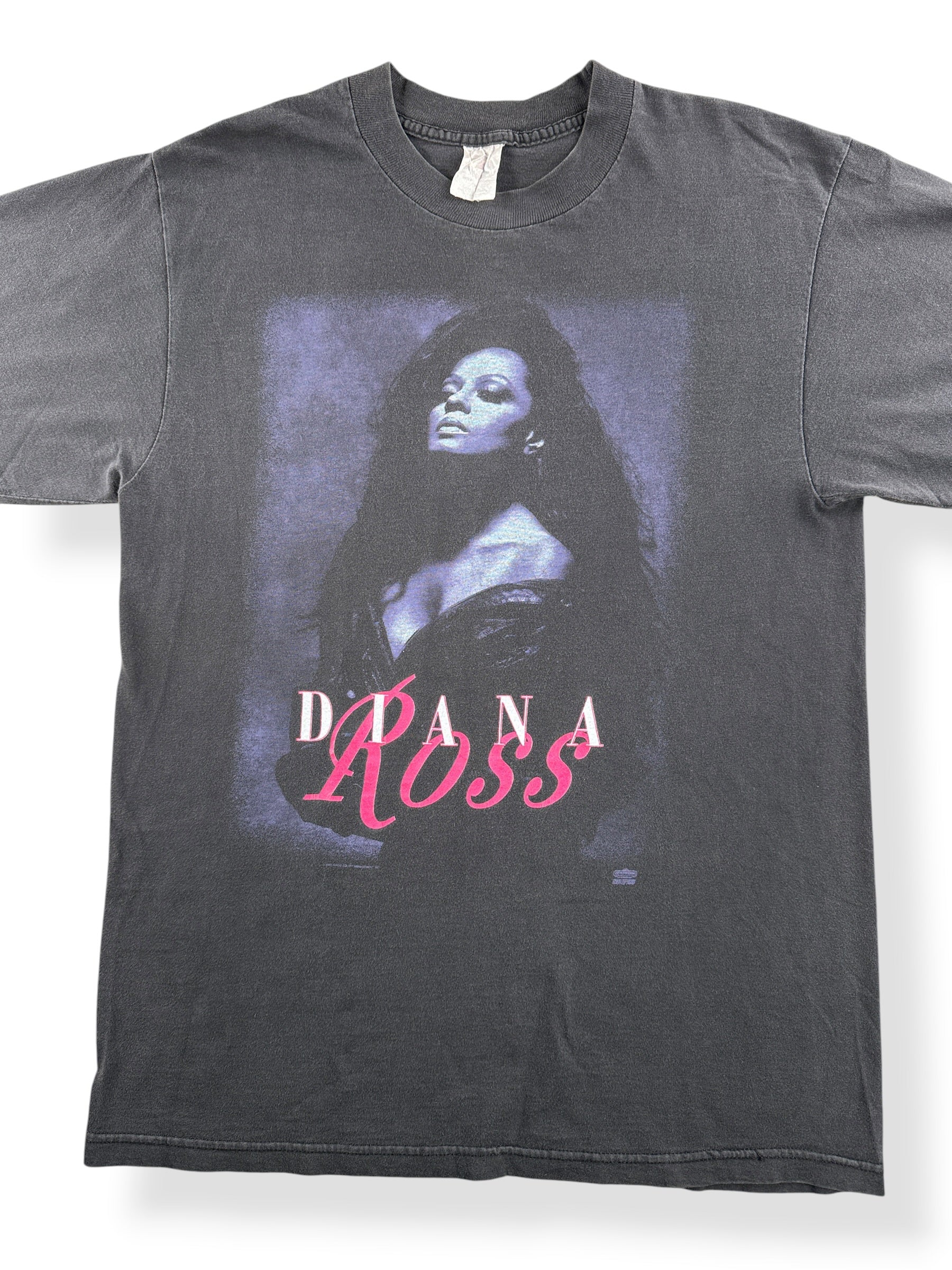 Close up of front on Vintage Diana Ross Take Me Higher Tee