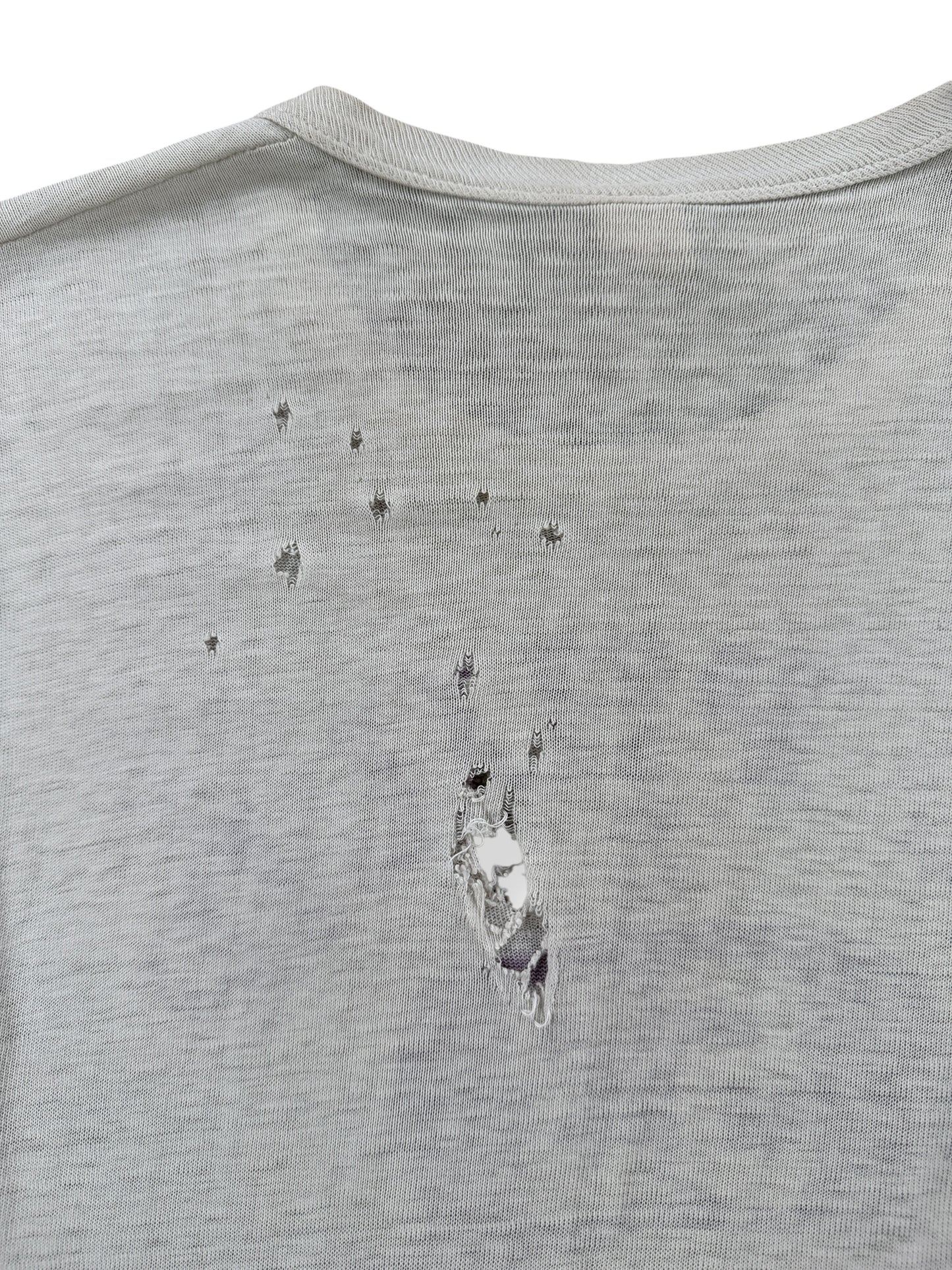 Holes on Vintage 60s Era Russell Southern St Phillip Phys Ed Tee SZ S