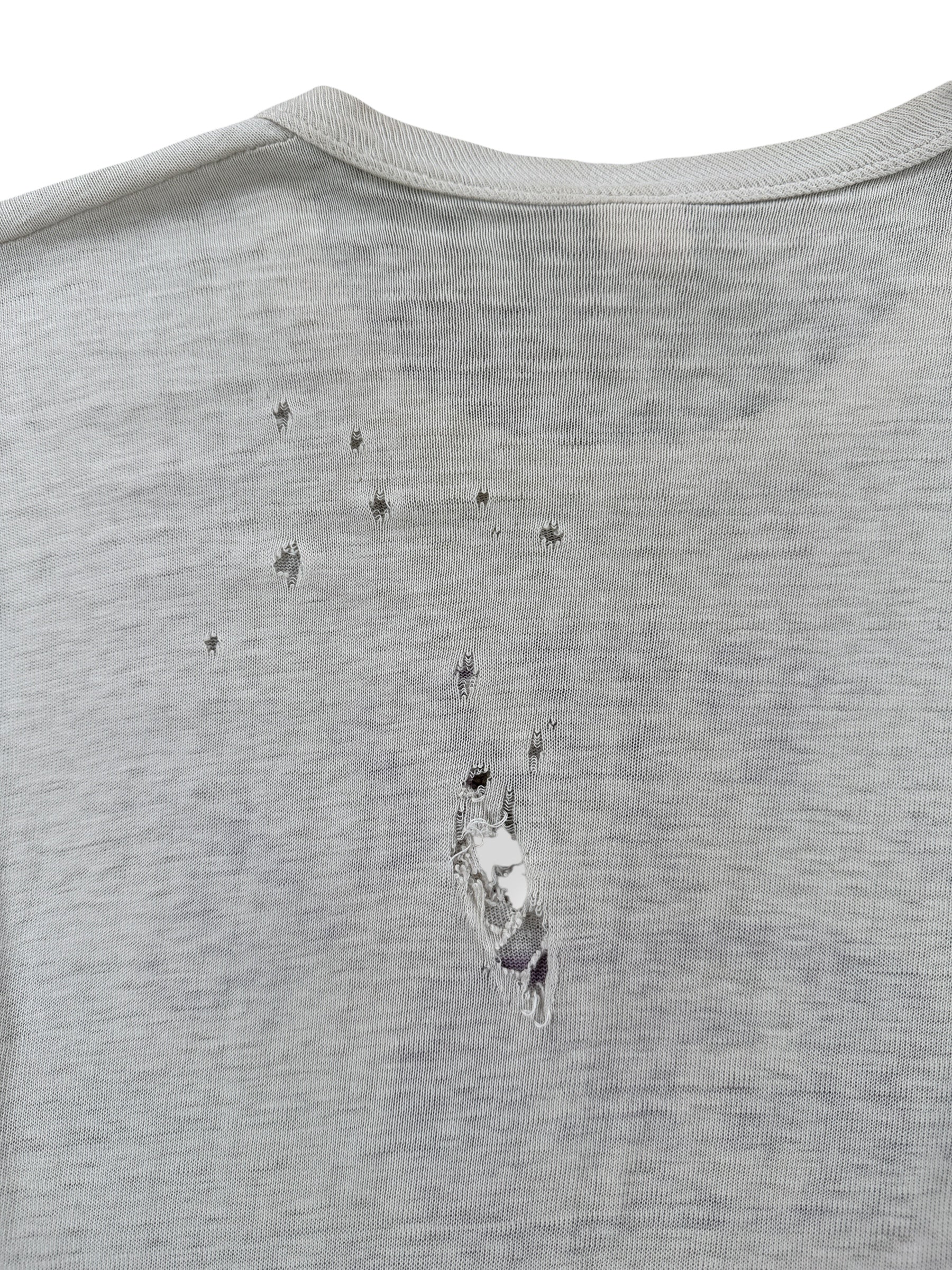 Holes on Vintage 60s Era Russell Southern St Phillip Phys Ed Tee SZ S