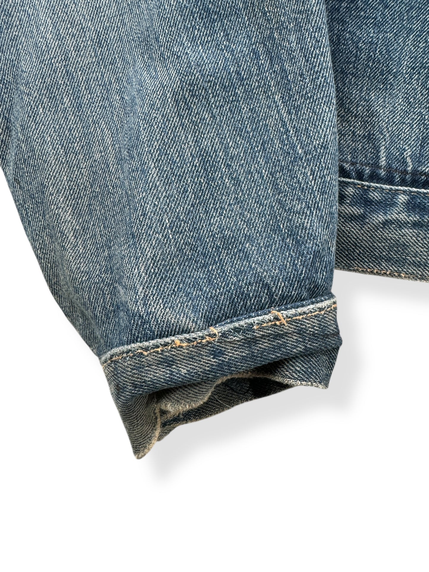 Cuff on Vintage Customized Ranchcraft Denim Jacket SZ M