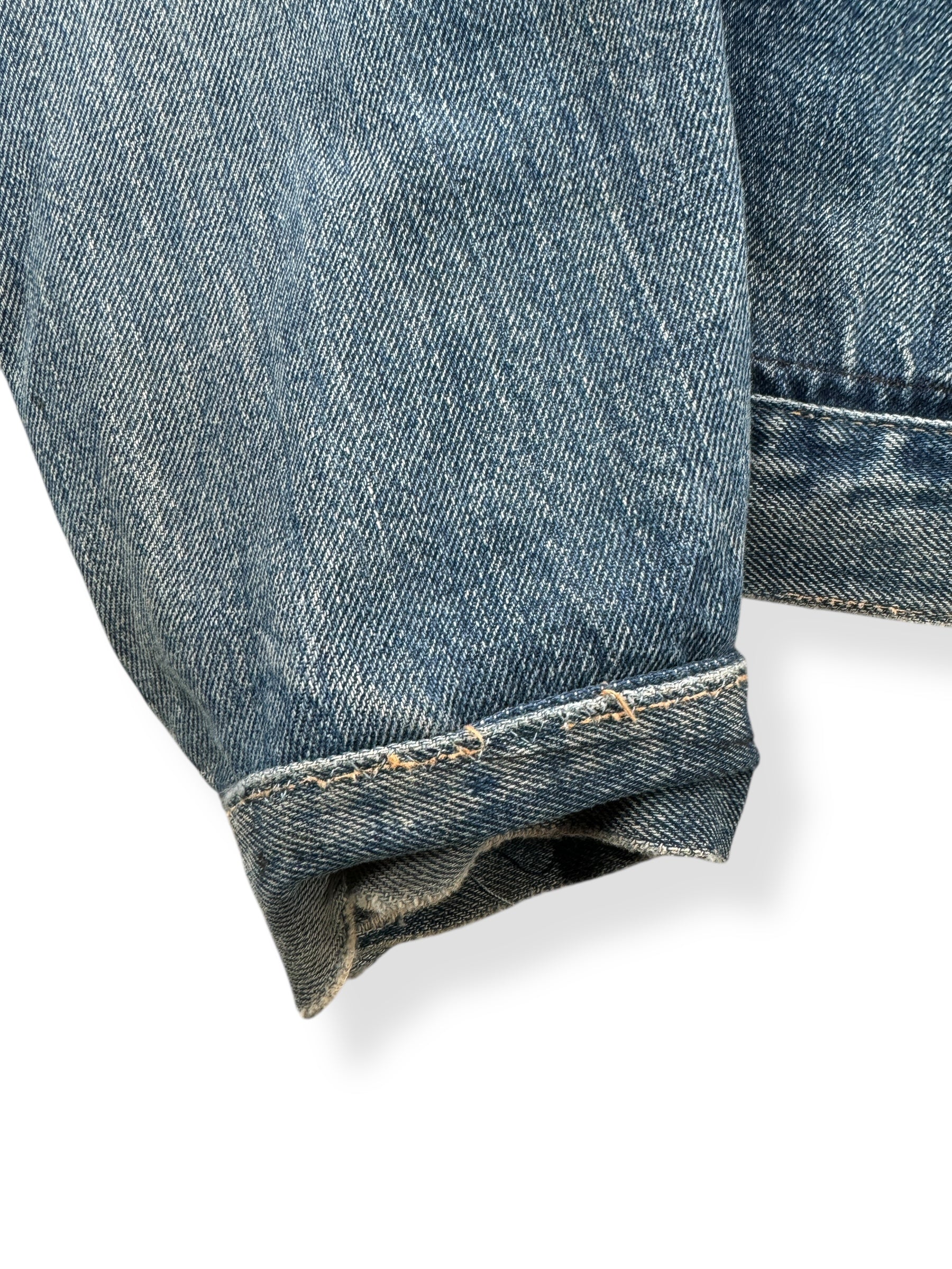 Cuff on Vintage Customized Ranchcraft Denim Jacket SZ M