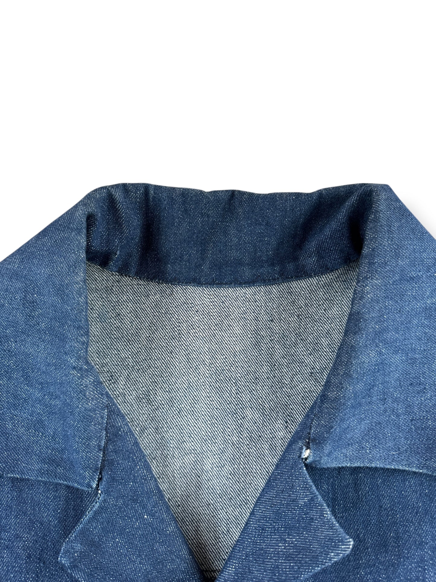 No Tag on Production Sample or Handmade Denim Chore Coat SZ XL
