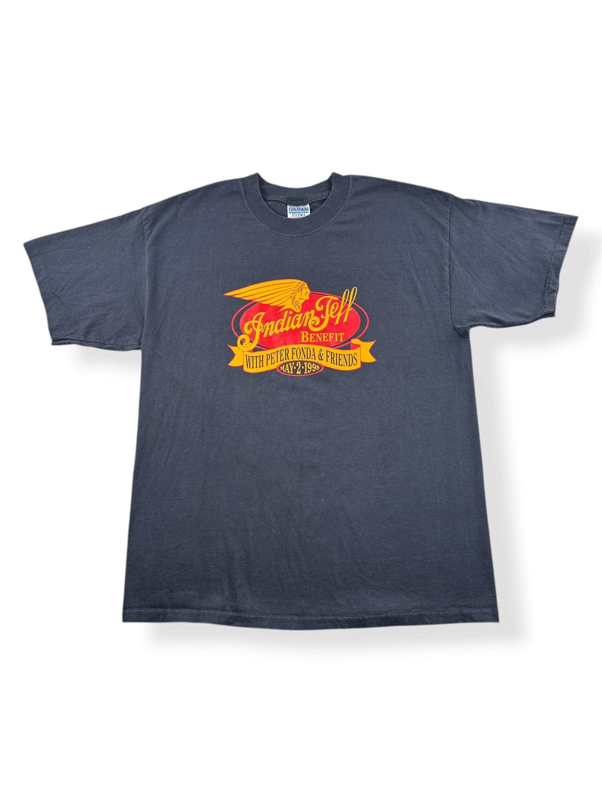 Front of Vintage '98 Indian Jeff Tee SZ XL