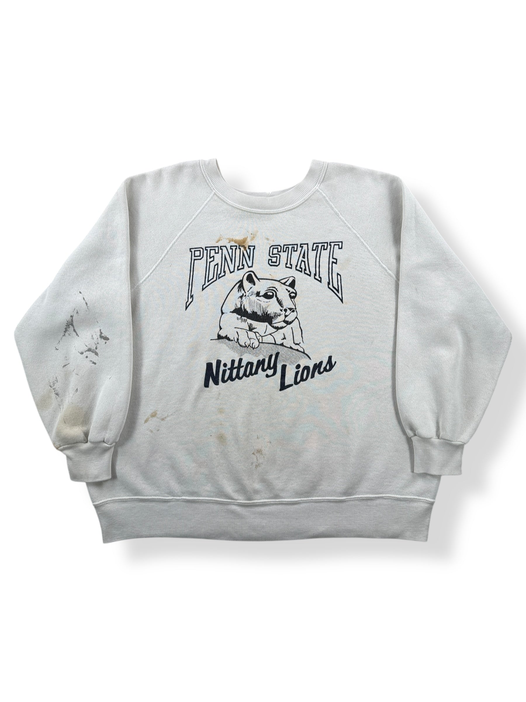 Front of Vintage Penn State Nittany Lions Crewneck SZ XL AS IS