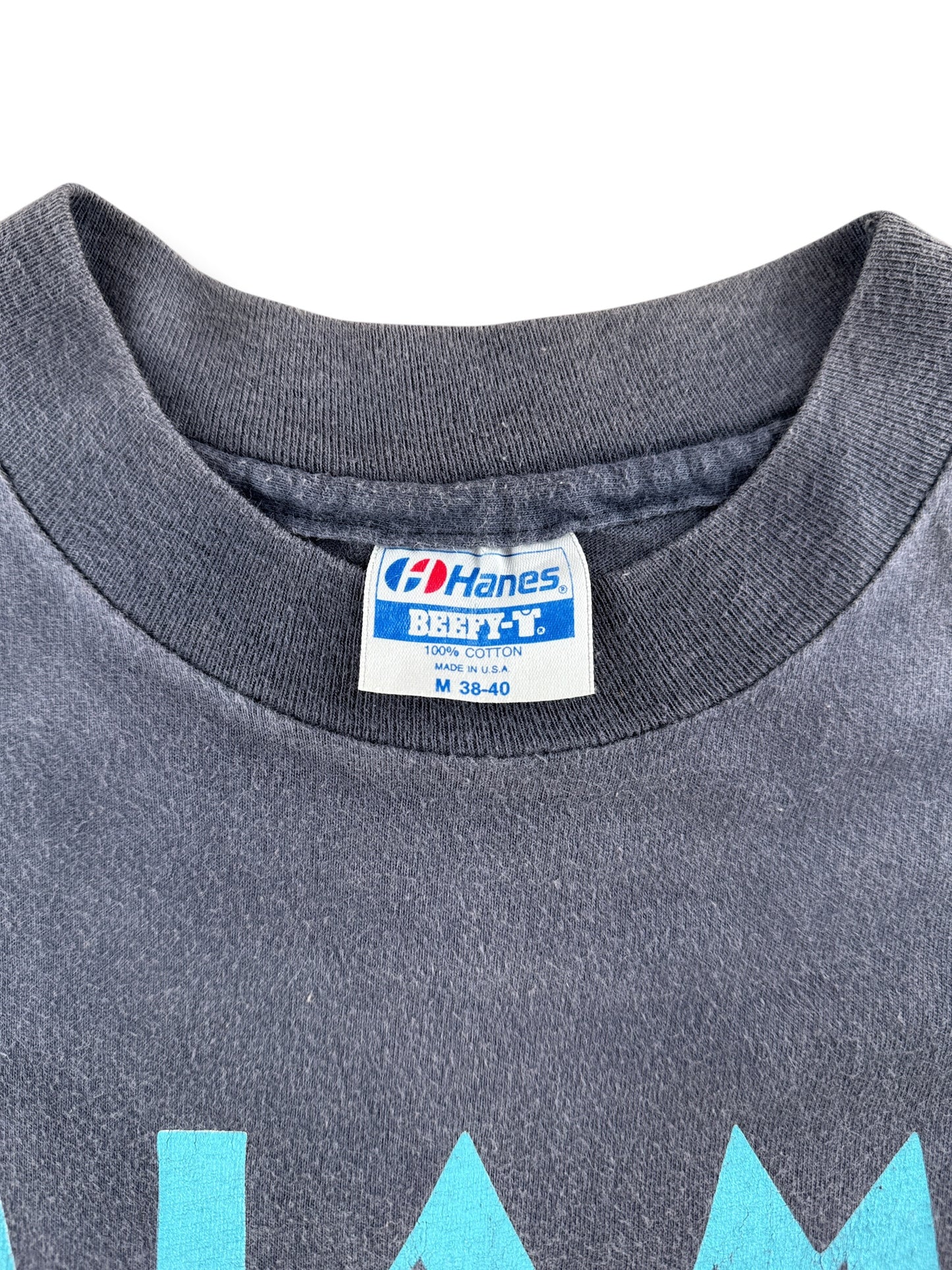Collar on Vintage Miami Vice Stunt Team Tee SZ M (Fits S)