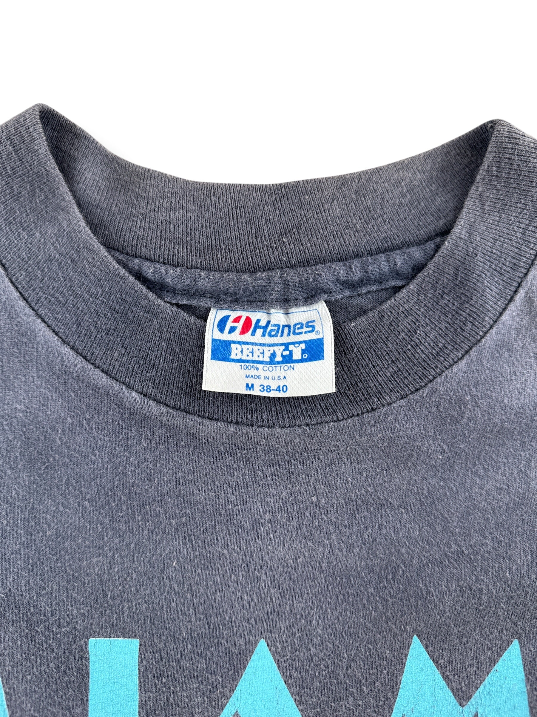 Collar on Vintage Miami Vice Stunt Team Tee SZ M (Fits S)