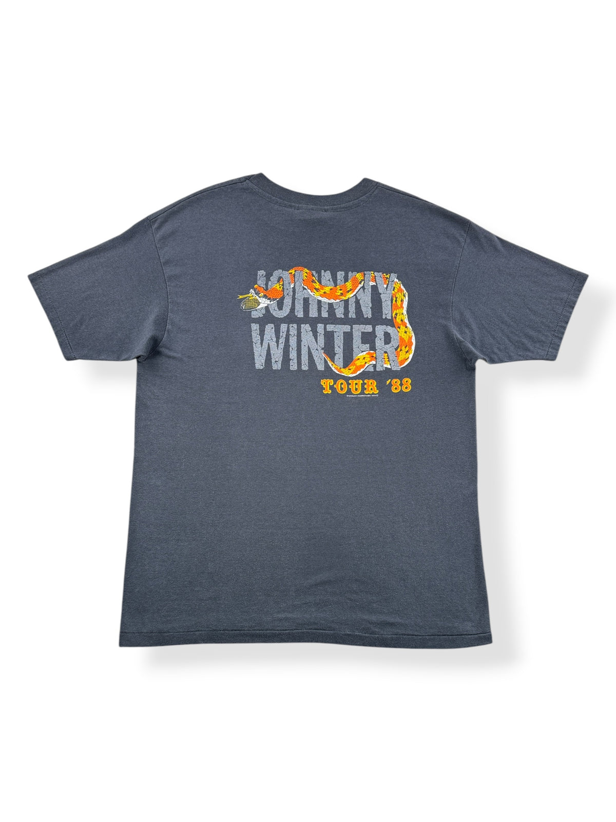 Back of Vintage '88 Johnny Winter Tee SZ XL (Fits L)