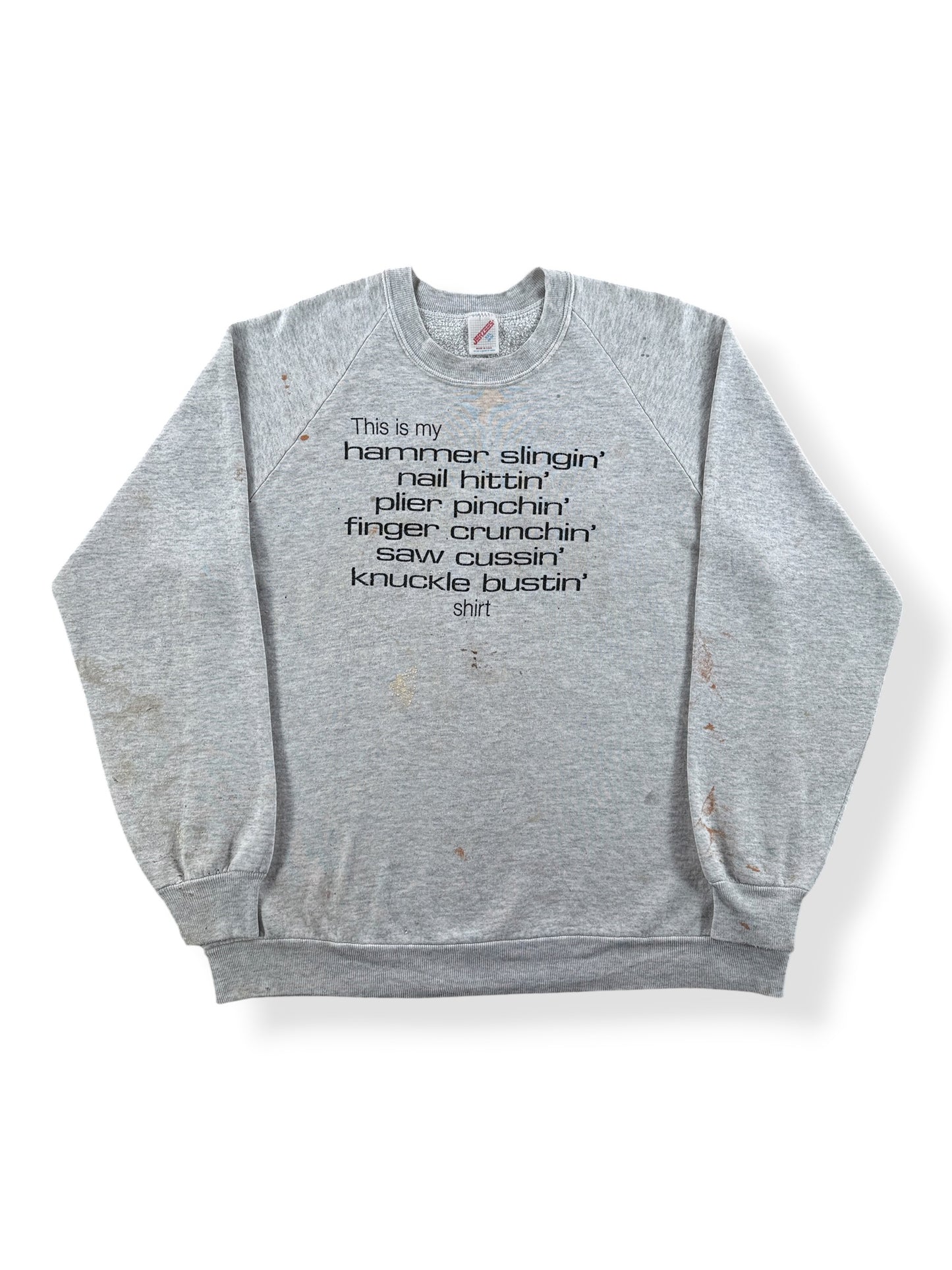Front of Vintage Carpenters Crewneck SZ XXL (Fits L)