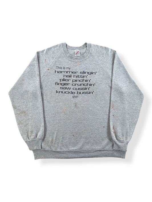 Front of Vintage Carpenters Crewneck SZ XXL (Fits L)