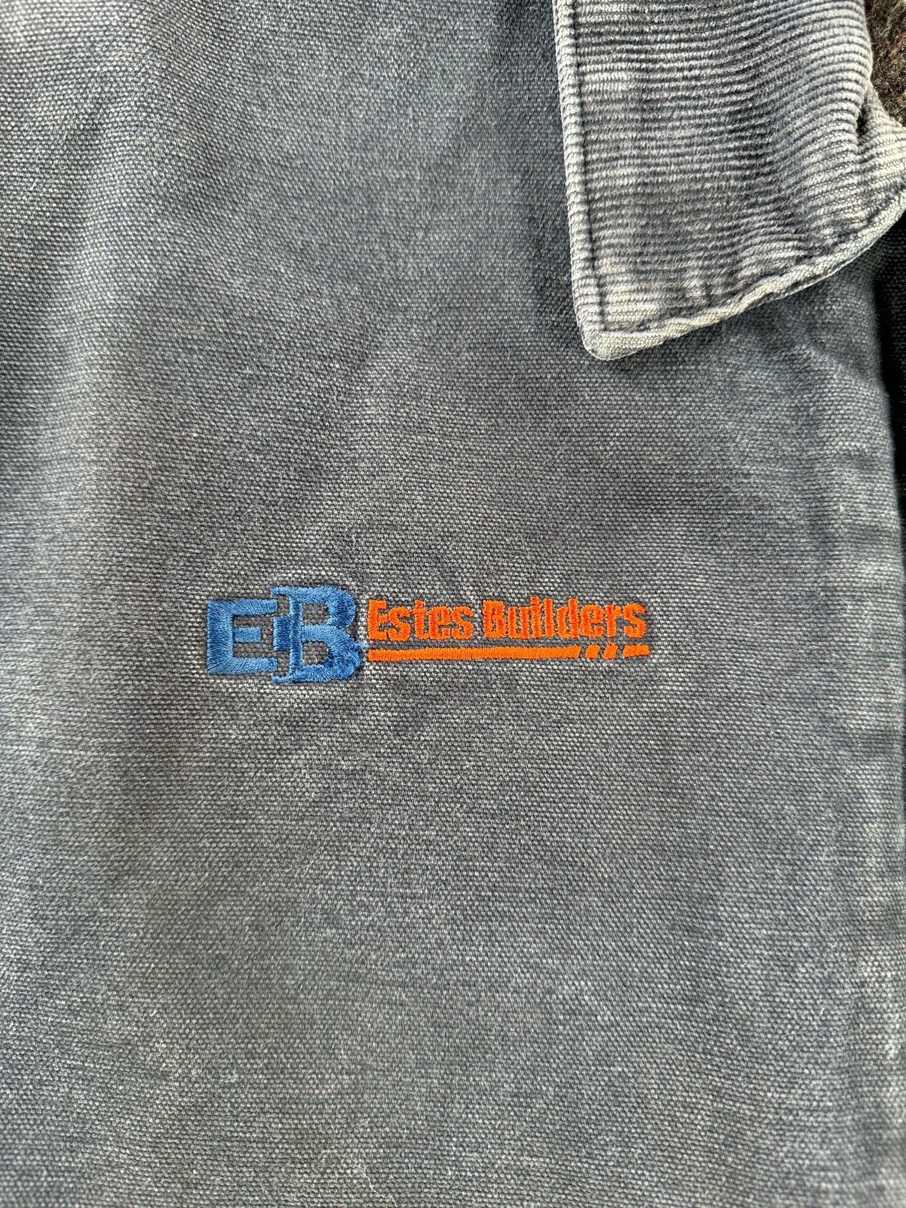 Embroidery on Vintage ProBuild Carhartt Detroit Jacket SZ 48