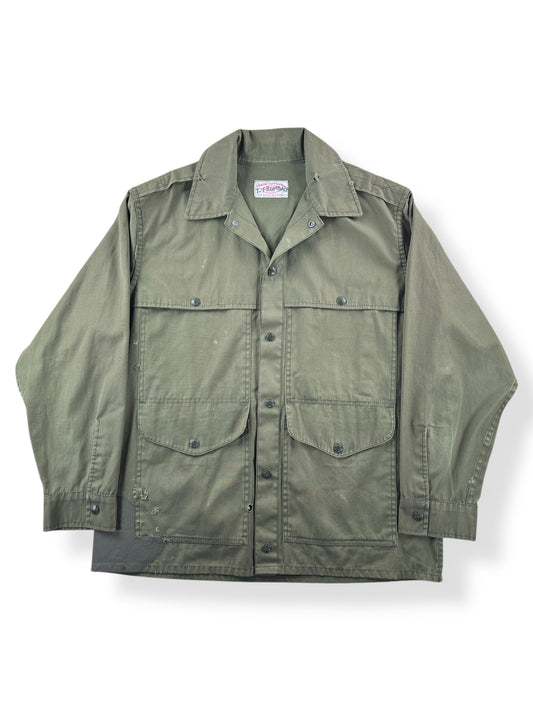 Front of Vintage Distressed Filson Poly/Cotton Light Cruiser Jacket SZ L