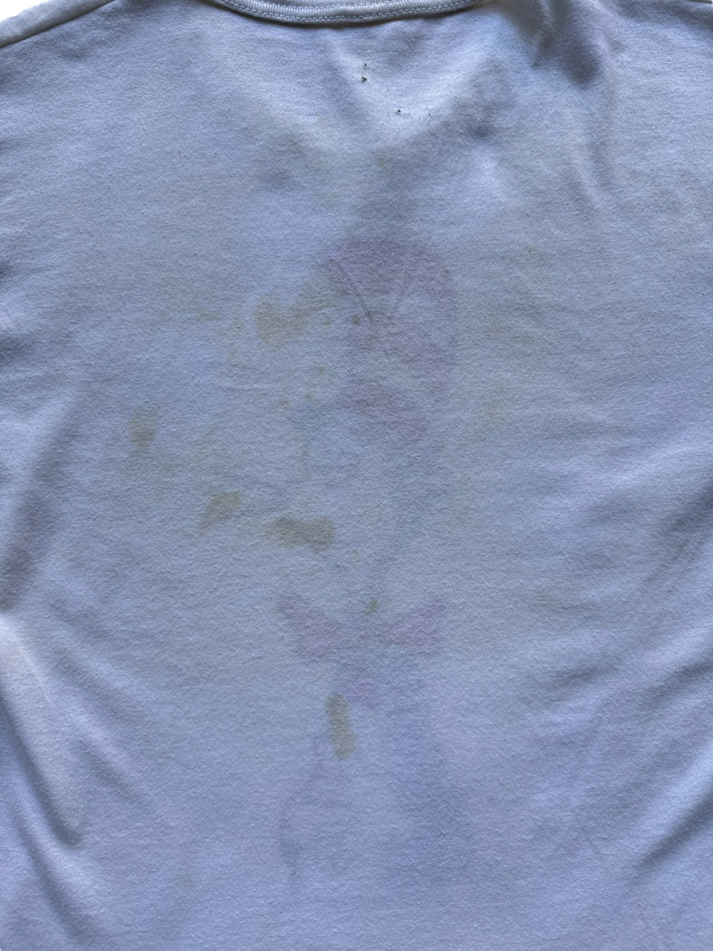 Stains on Back of Vintage Single Stitch Cat in the Hat Tee SZ M