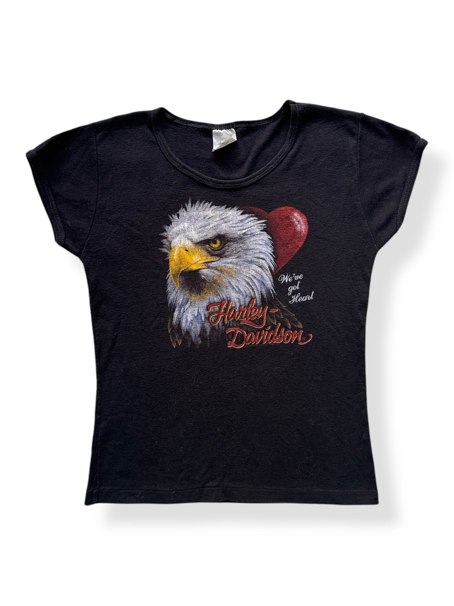 Front of Ladies Harley Davidson of Ft Lauderdale We've Got Heart Tee SZ L