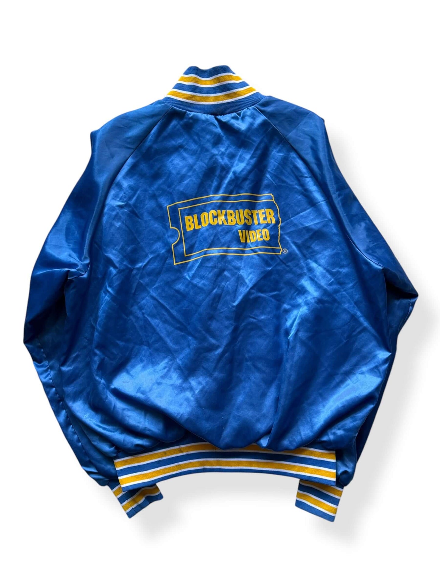 Back of Vintage Blockbuster Video Jacket SZ XL