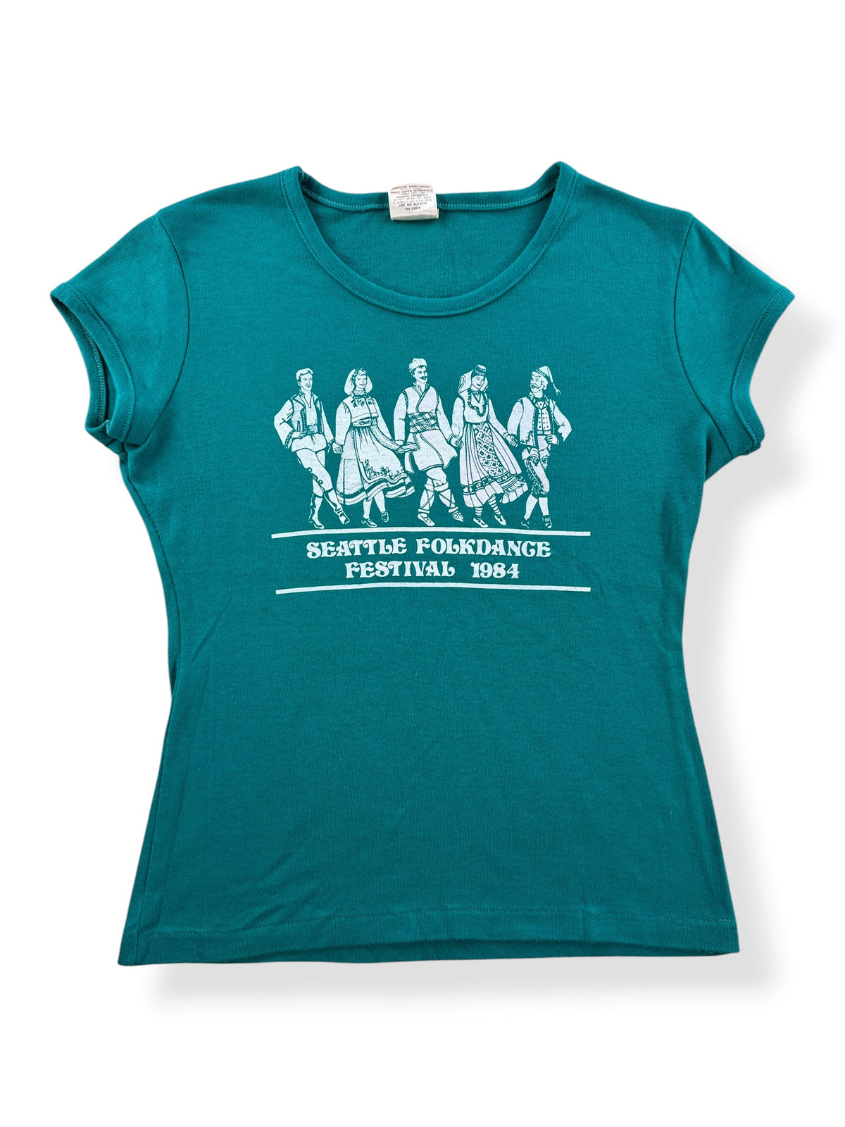 Front of Vintage '84 Folkdance Festival Tee SZ L
