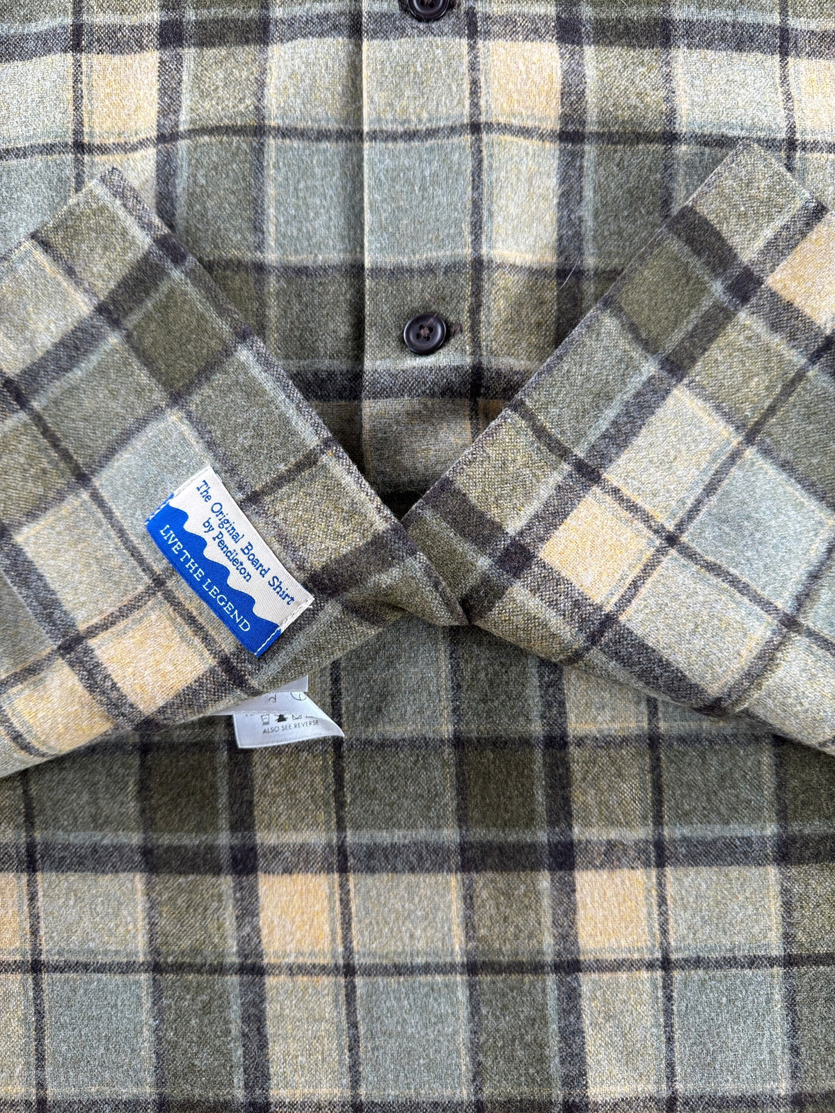 Underside on Pendleton Lodge Board Shirt Jac SZ XXL Long