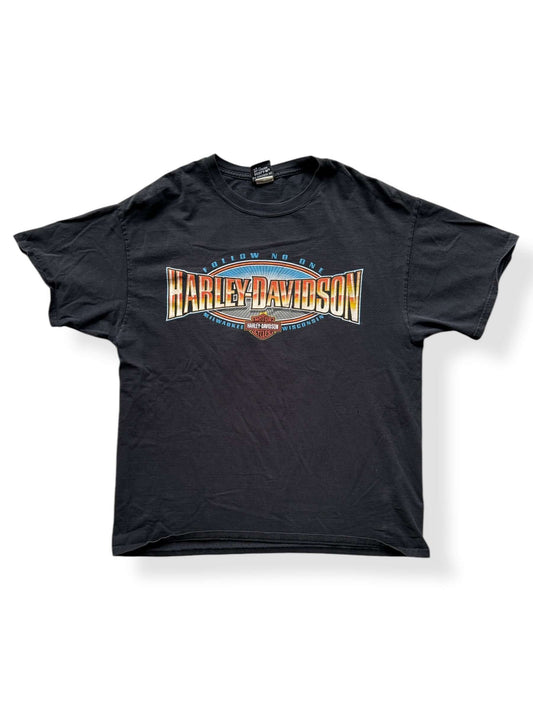 Front of 2015 Gail's Harley Davidson St Louis MO Tee SZ L