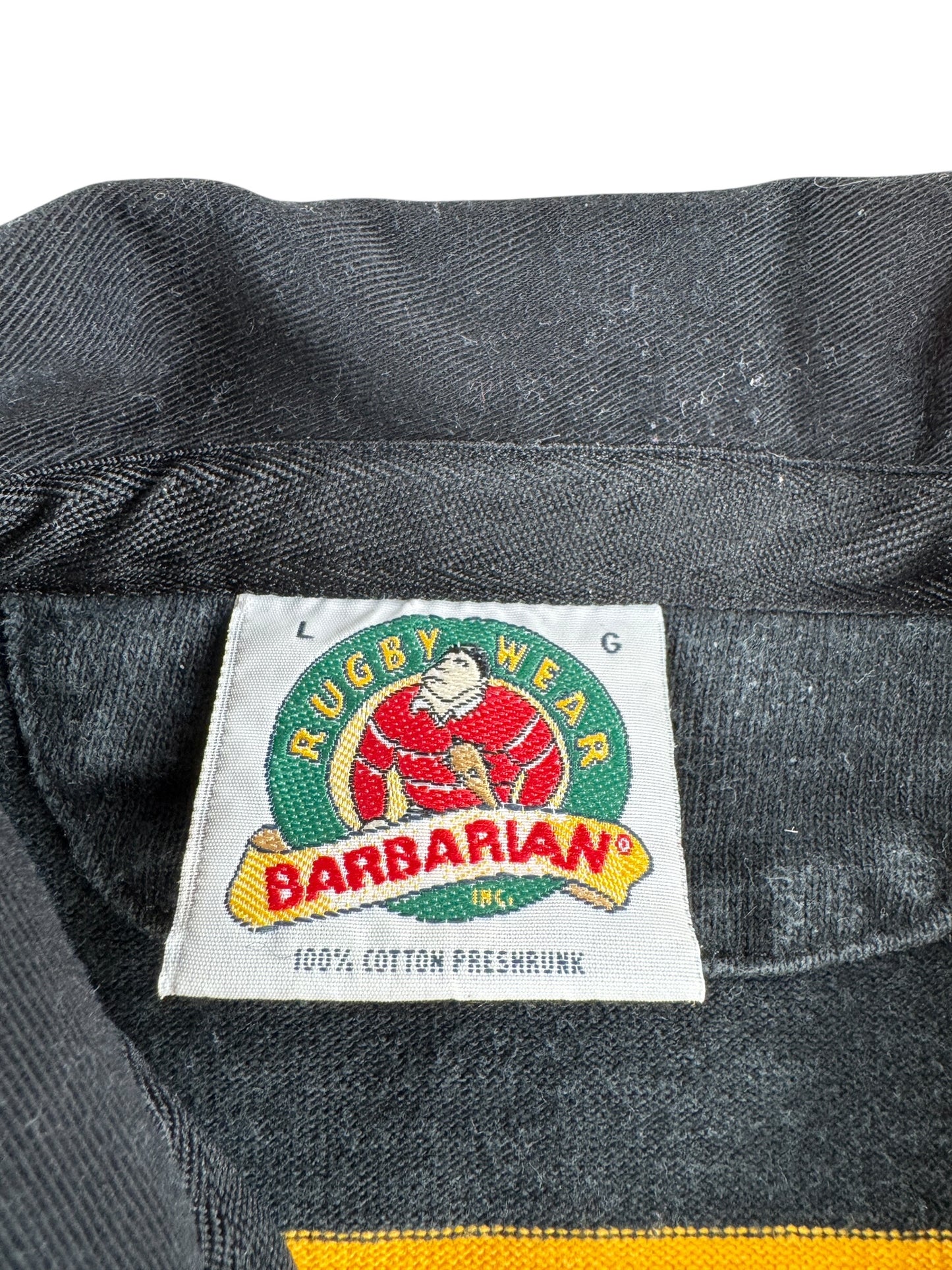 Tag on Vintage Canadian Made West Point Rugby Shirt SZ M