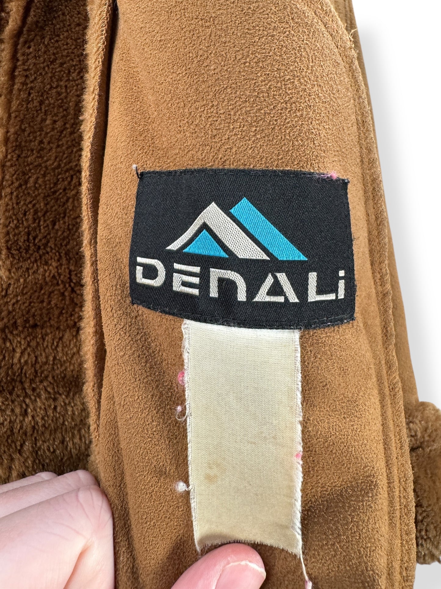 Tag of Vintage Denali Suede/Shearling Coat SZ M