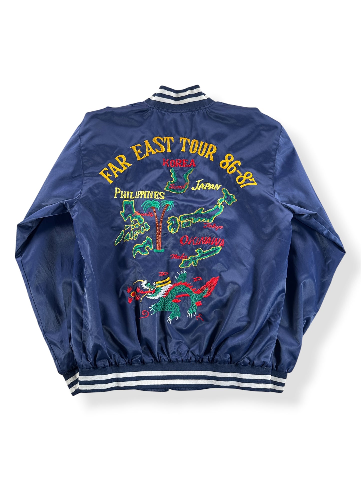Back of Vintage 80s Souvenir Jacket SZ M