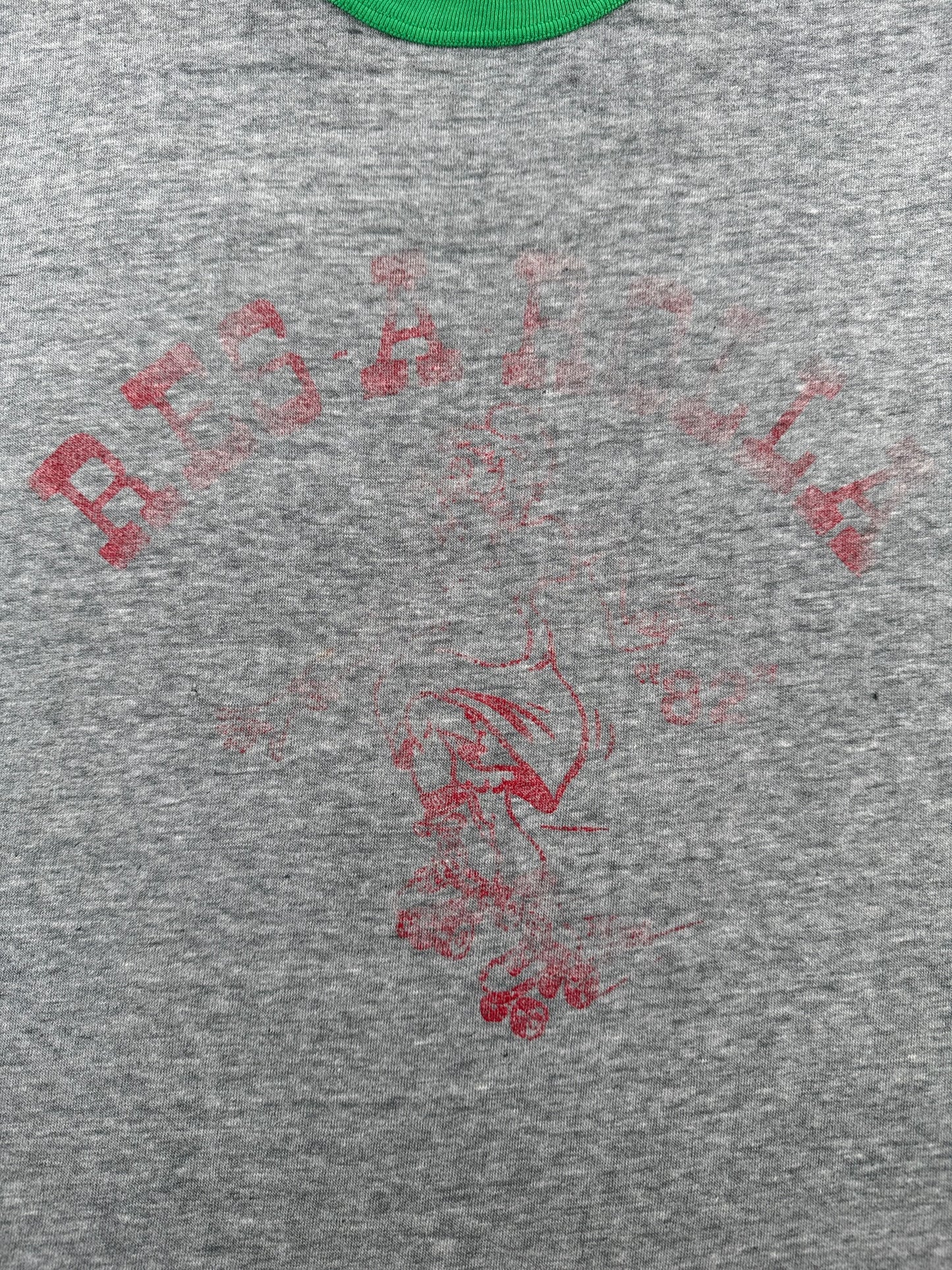 Graphic of Vintage Paper Thin Res-A-Rolla Ringer Tee SZ L (Fits M)