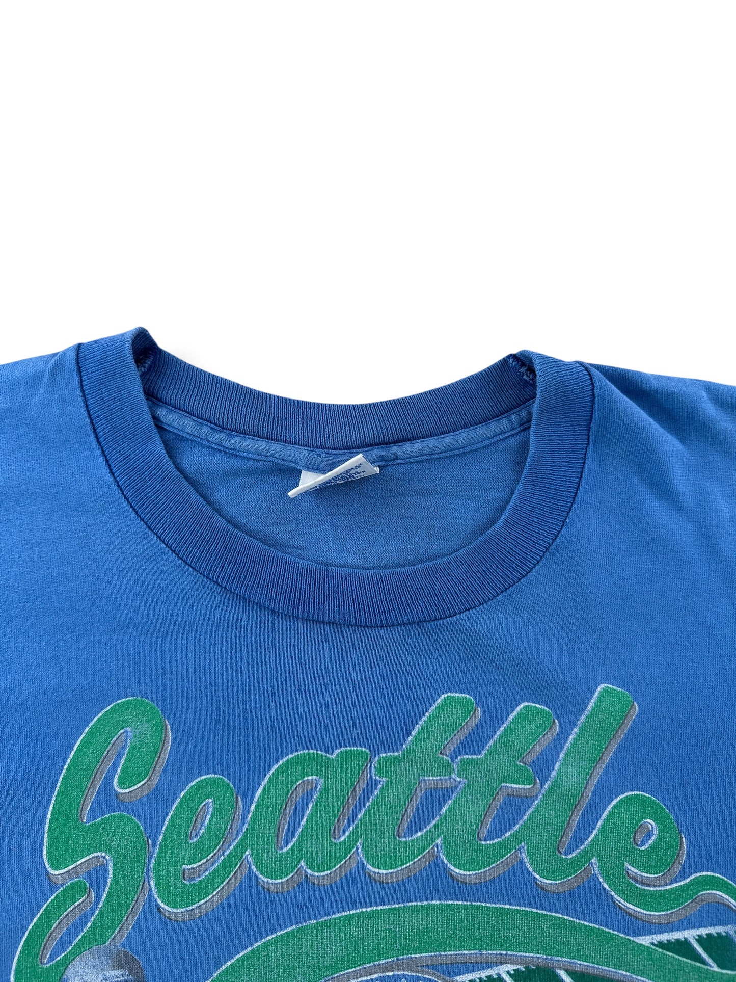 Collar on Vintage Seattle Seahawks Tee SZ M