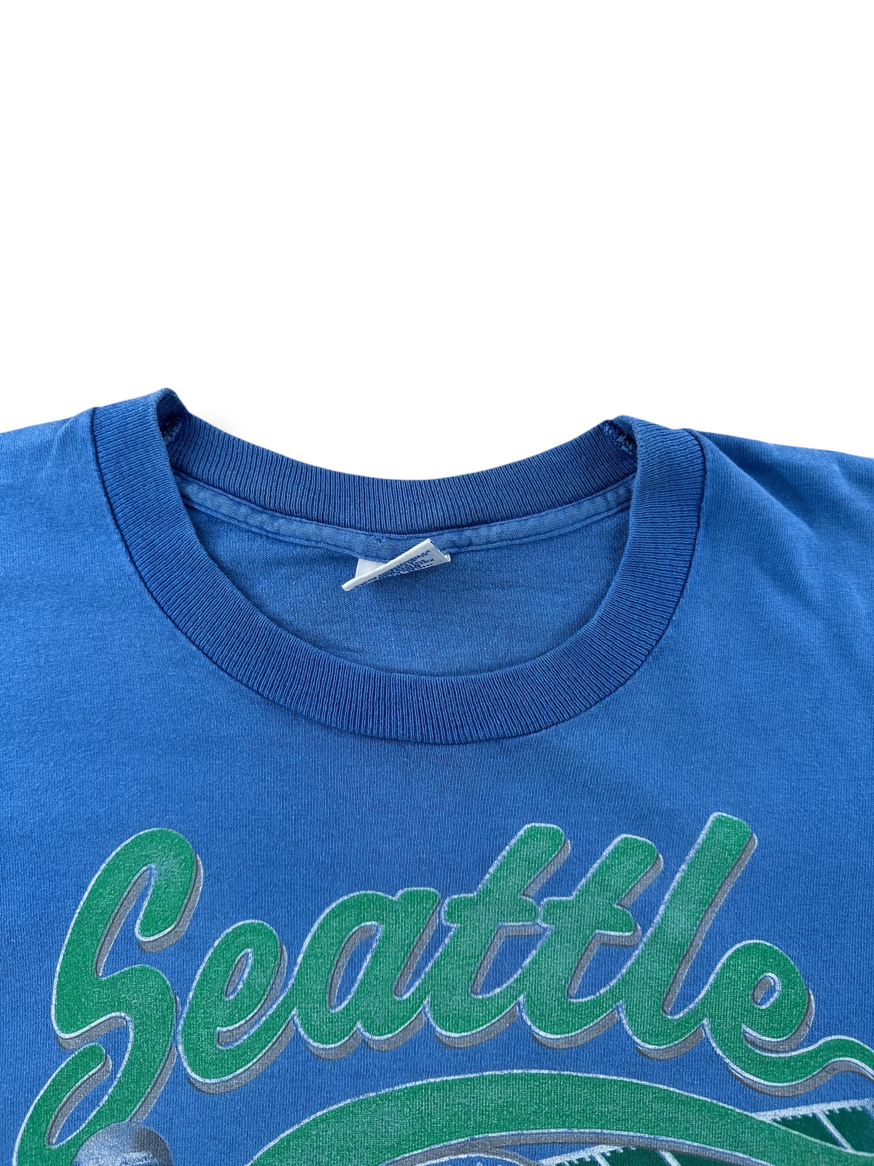 Collar on Vintage Seattle Seahawks Tee SZ M