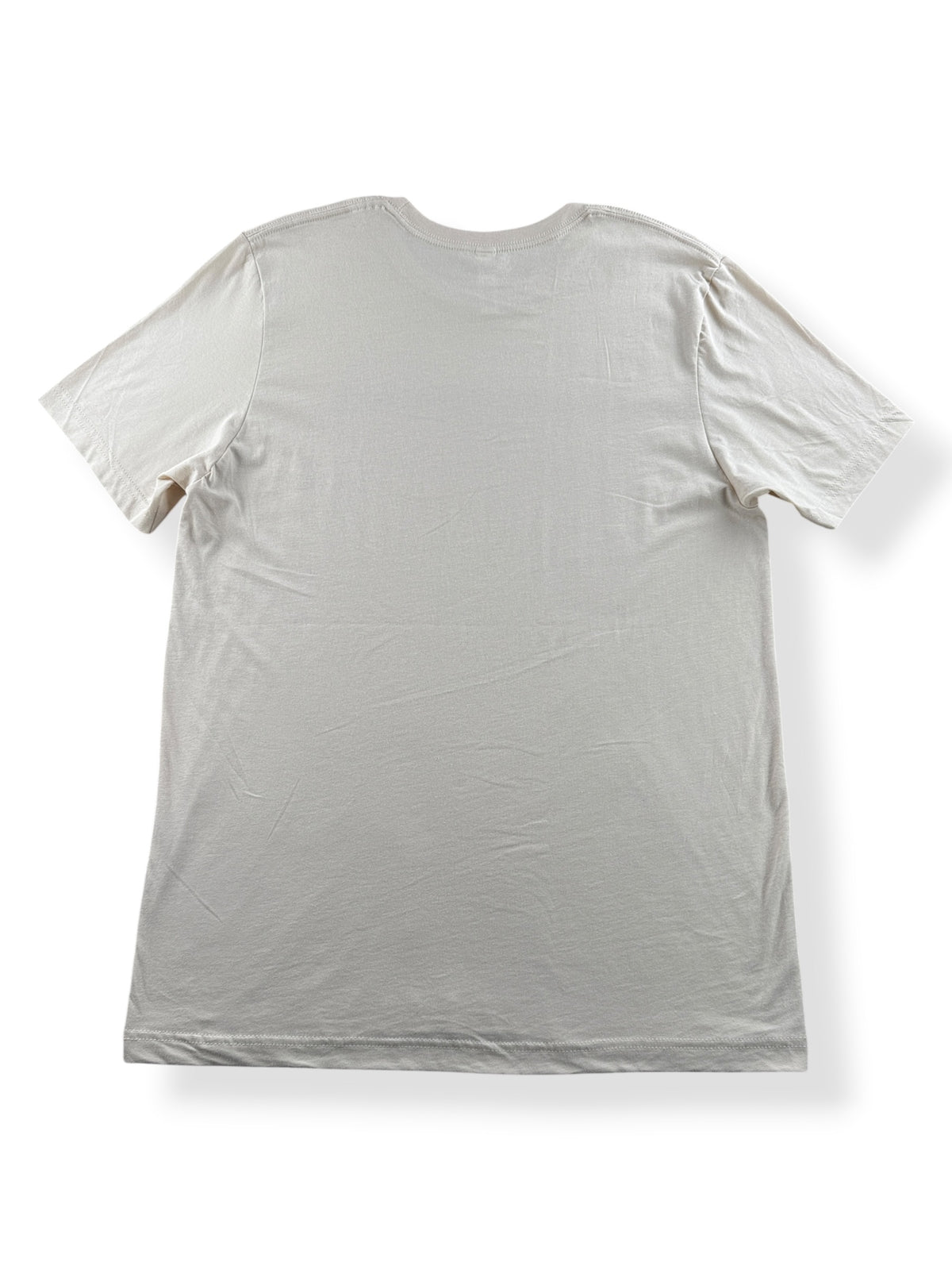 Back of blue Old Lot Rock Tee