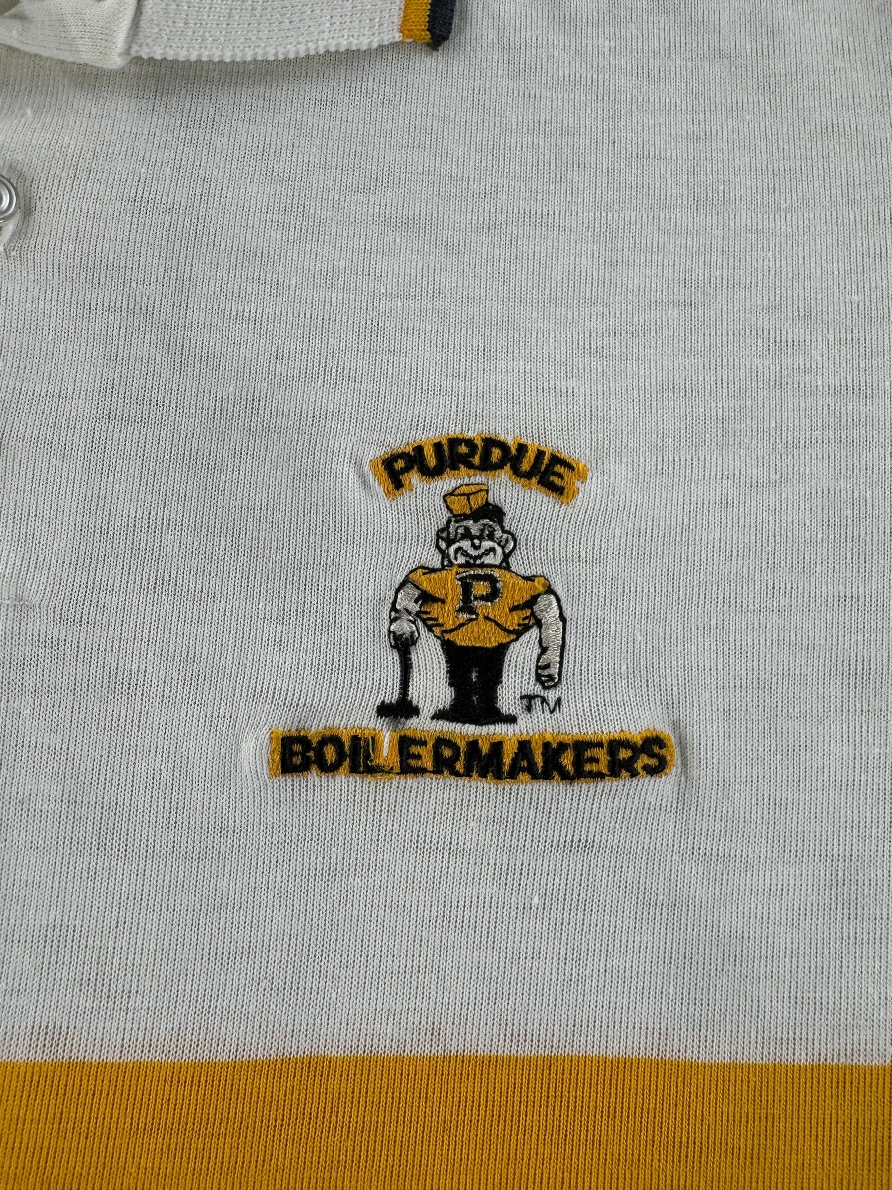 Graphic of Vintage Purdue Boilermakers Polo SZ L