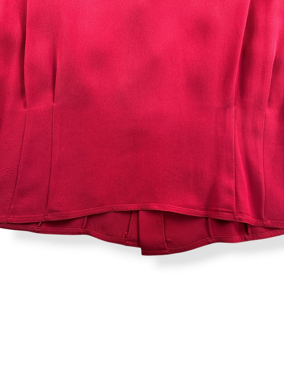 Pleats on Vintage 40's Rayon Crepe Blouse SZ M/L - AS IS