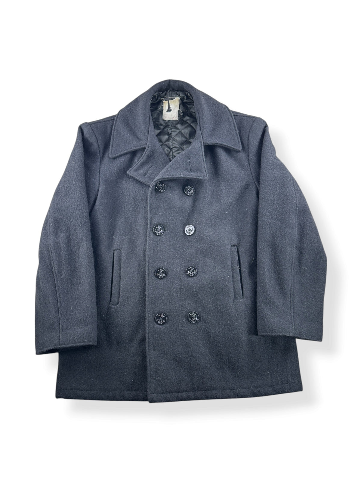 Front of Vintage Wool Pea Coat SZ L