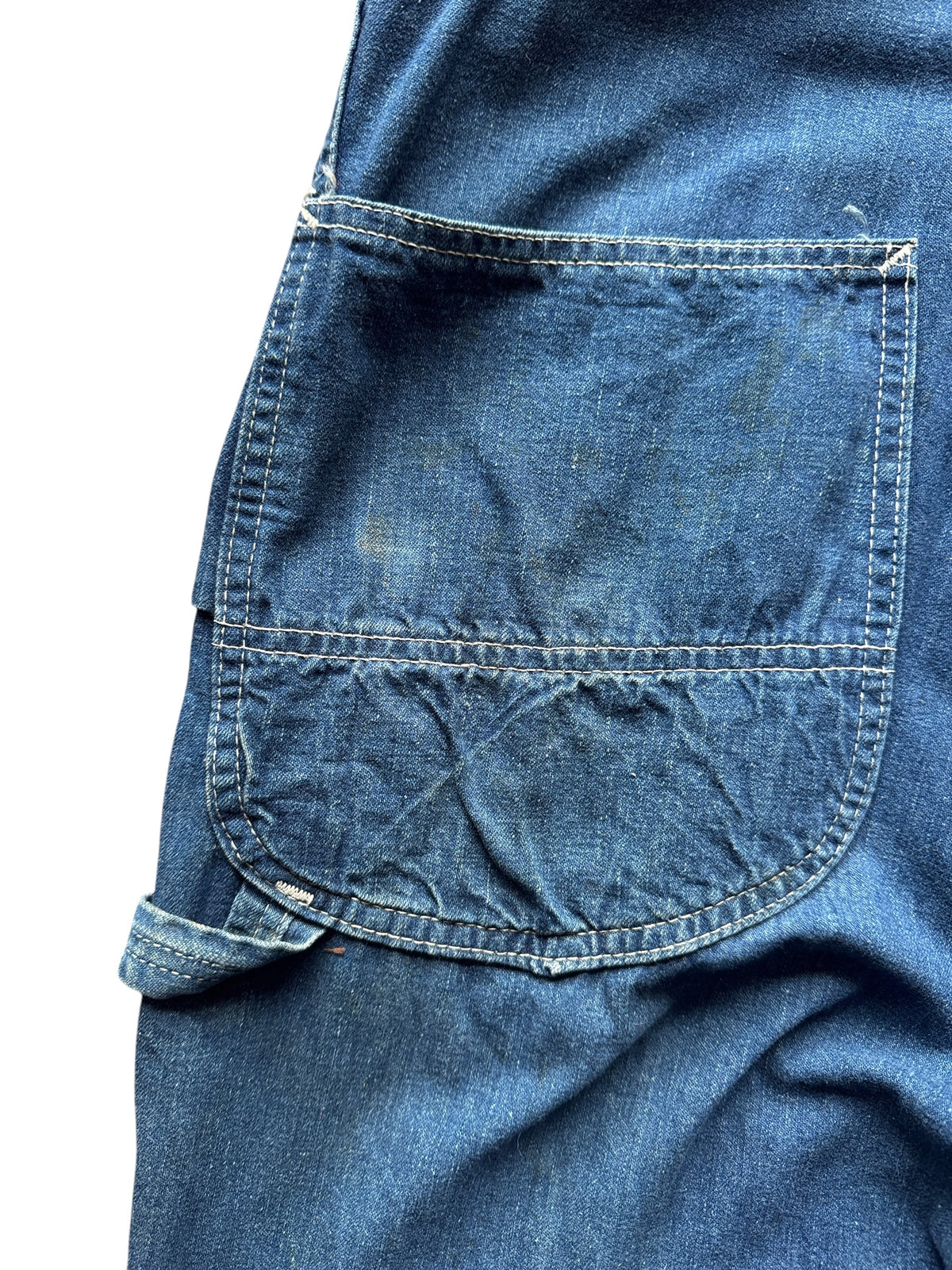 Back pocket on Vintage Lee Overalls W33