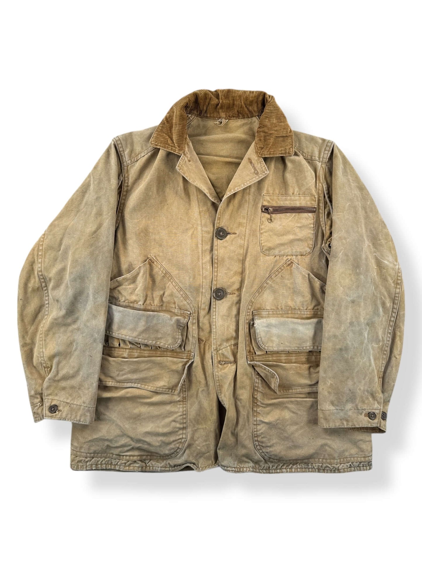 Front of Vintage Sears Field Master Hunting Jacket SZ L