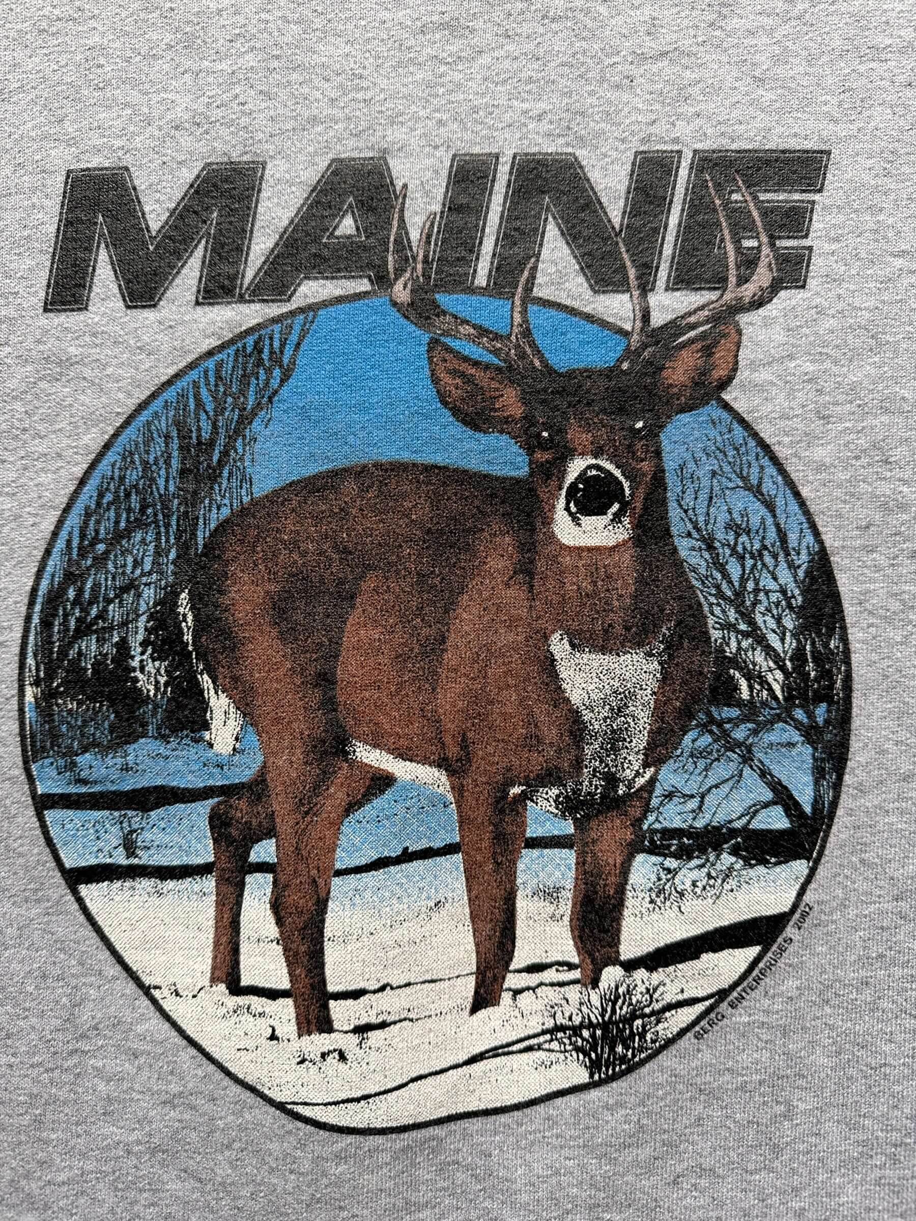 Graphic of Vintage Maine Crewneck SZ L