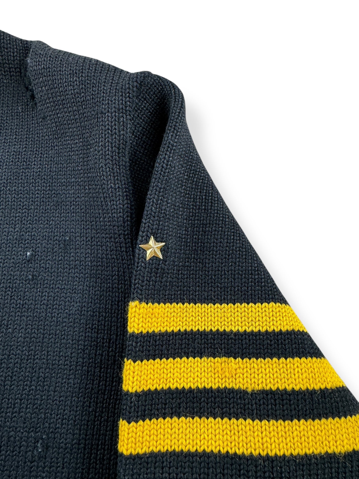 Star on Vintage Whitings Varsity Sweater SZ M AS IS
