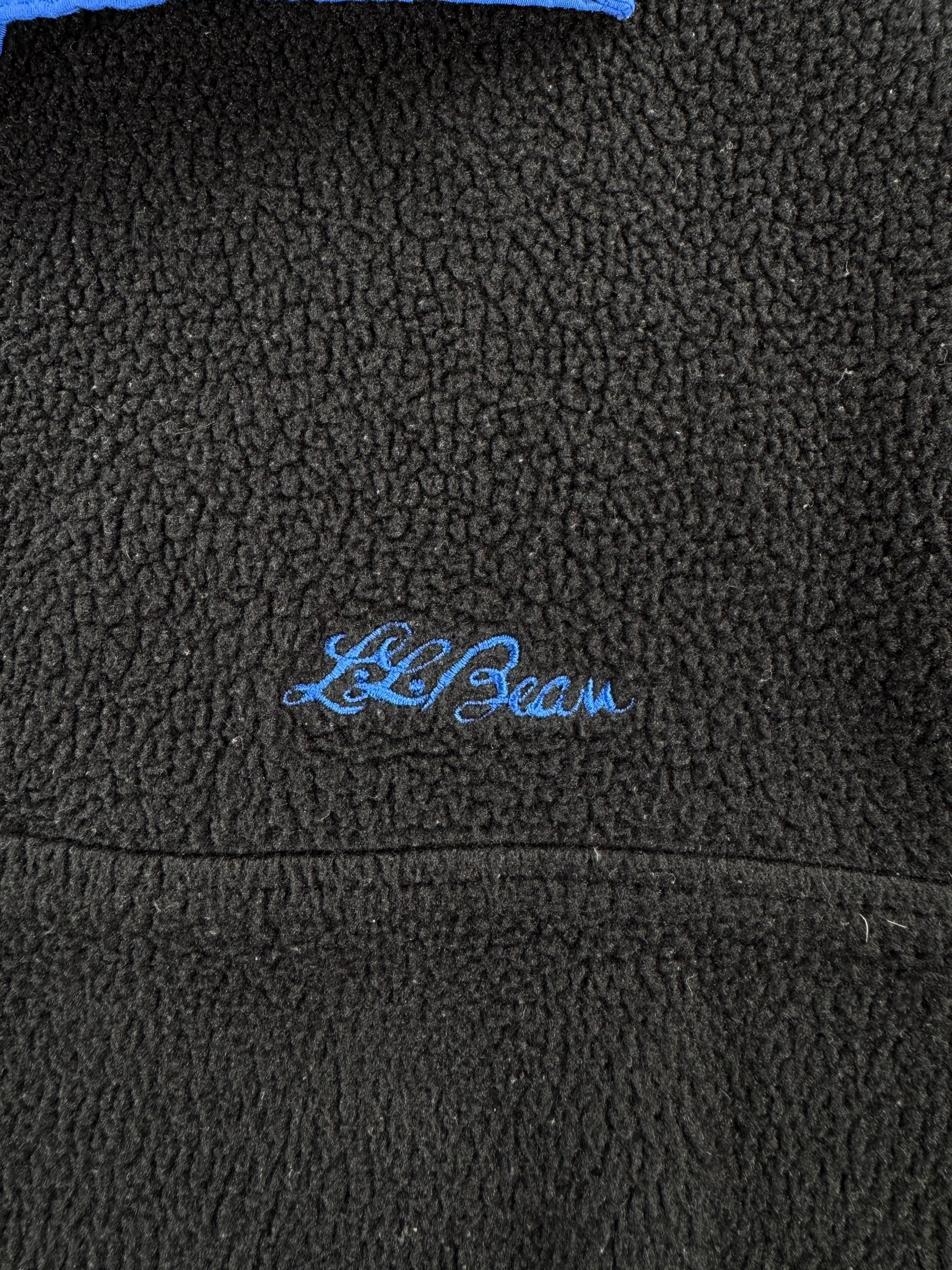 Logo on Vintage L.L. Bean Fleece Jacket SZ M