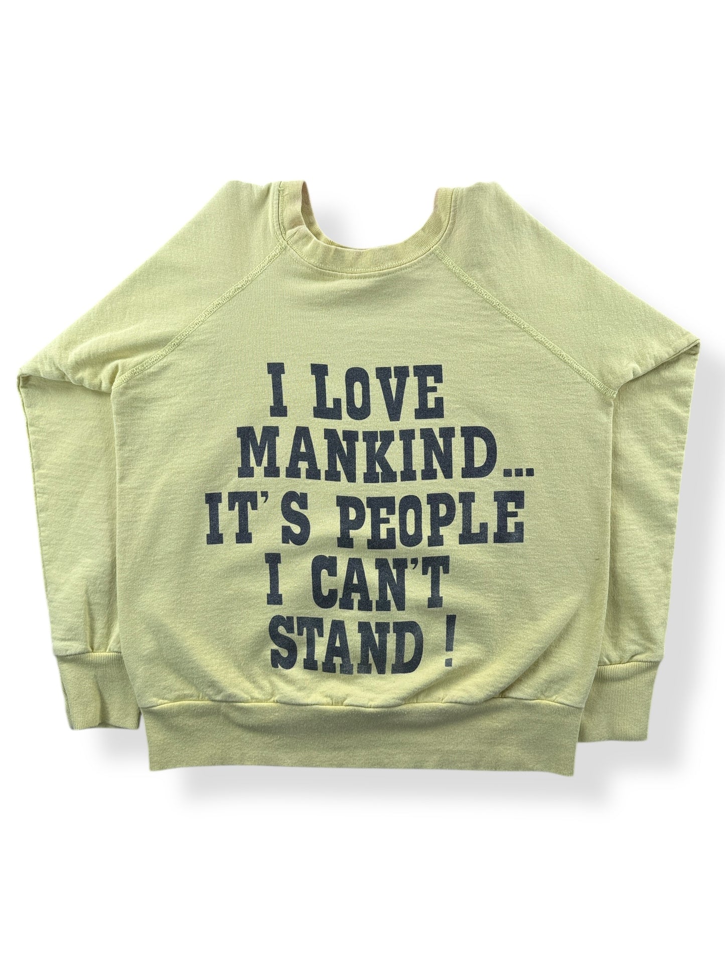 Back of Vintage Mayo Spruce Linus Crewneck SZ M (Fits XS)