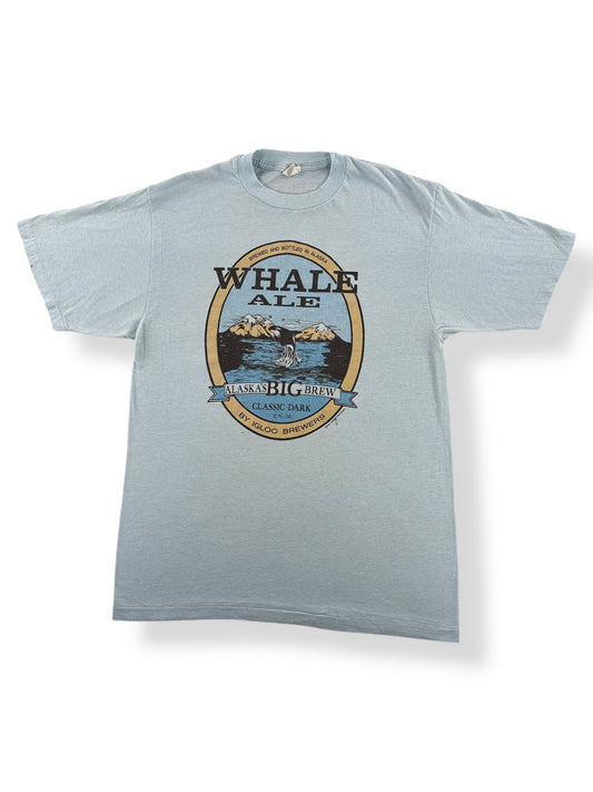 Front of Vintage Whale Ale Beer Tee SZ L