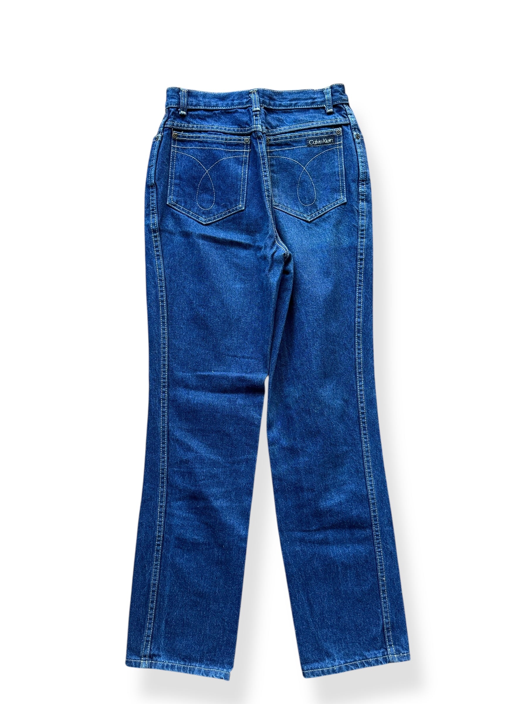 Back of Vintage USA Made Calvin Klein Jeans W28