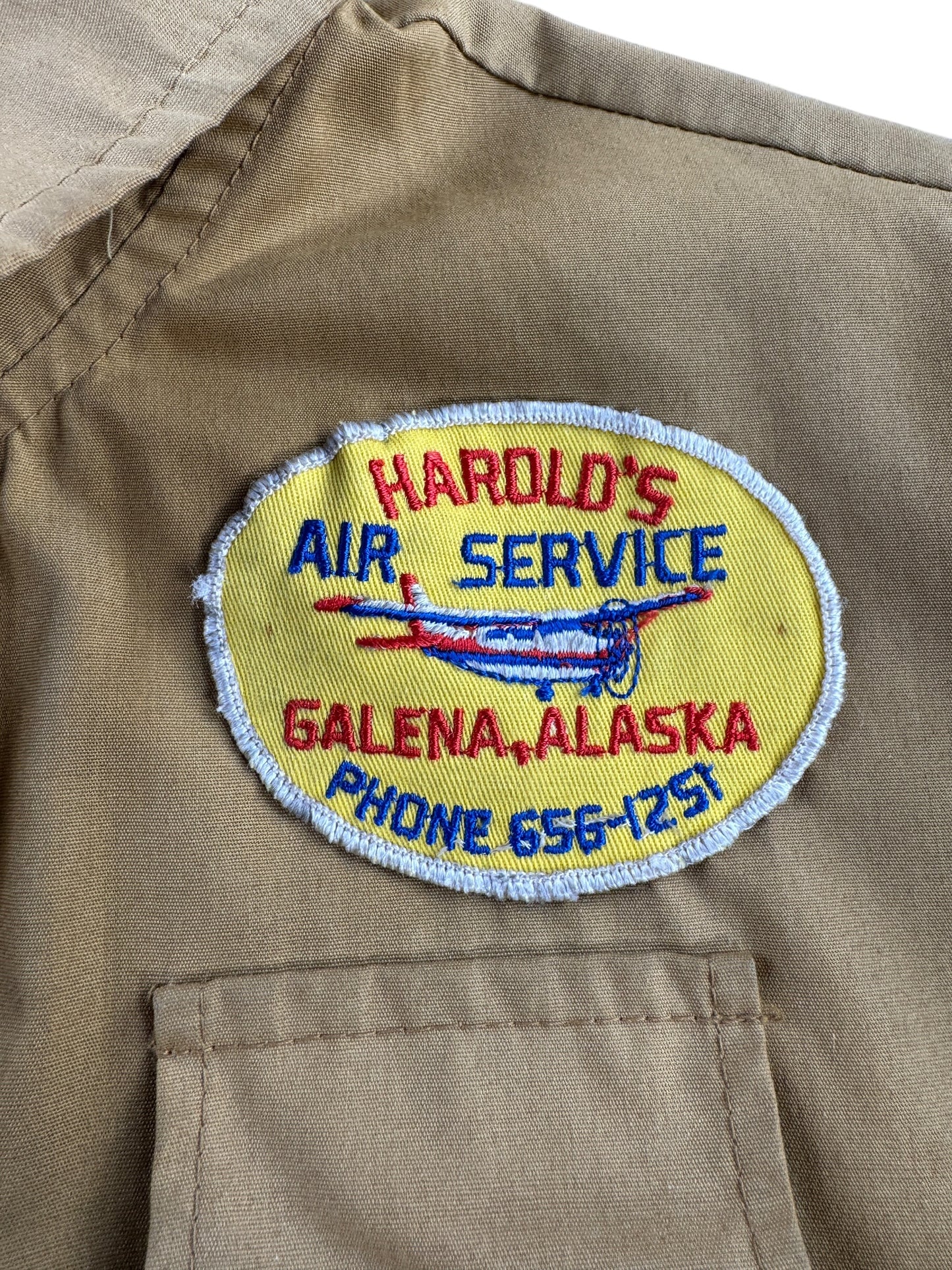 Patch on Vintage Columbia Sportswear Fishing Jacket SZ XL