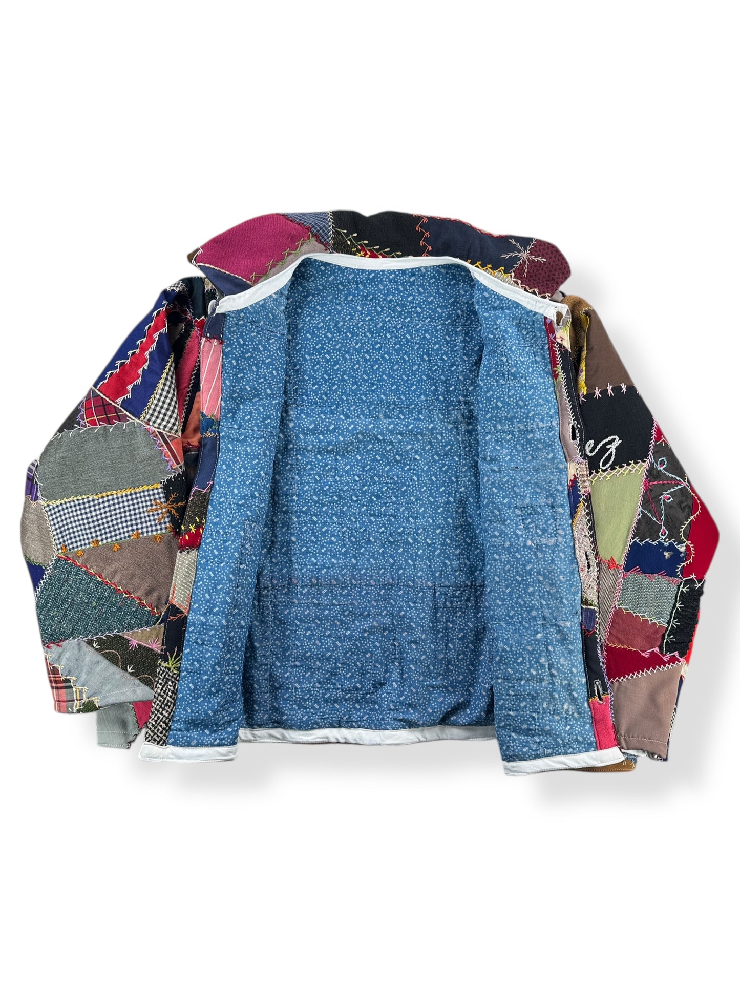 Inside of Archive Craft X Barn Owl Vintage Quilt Jacket