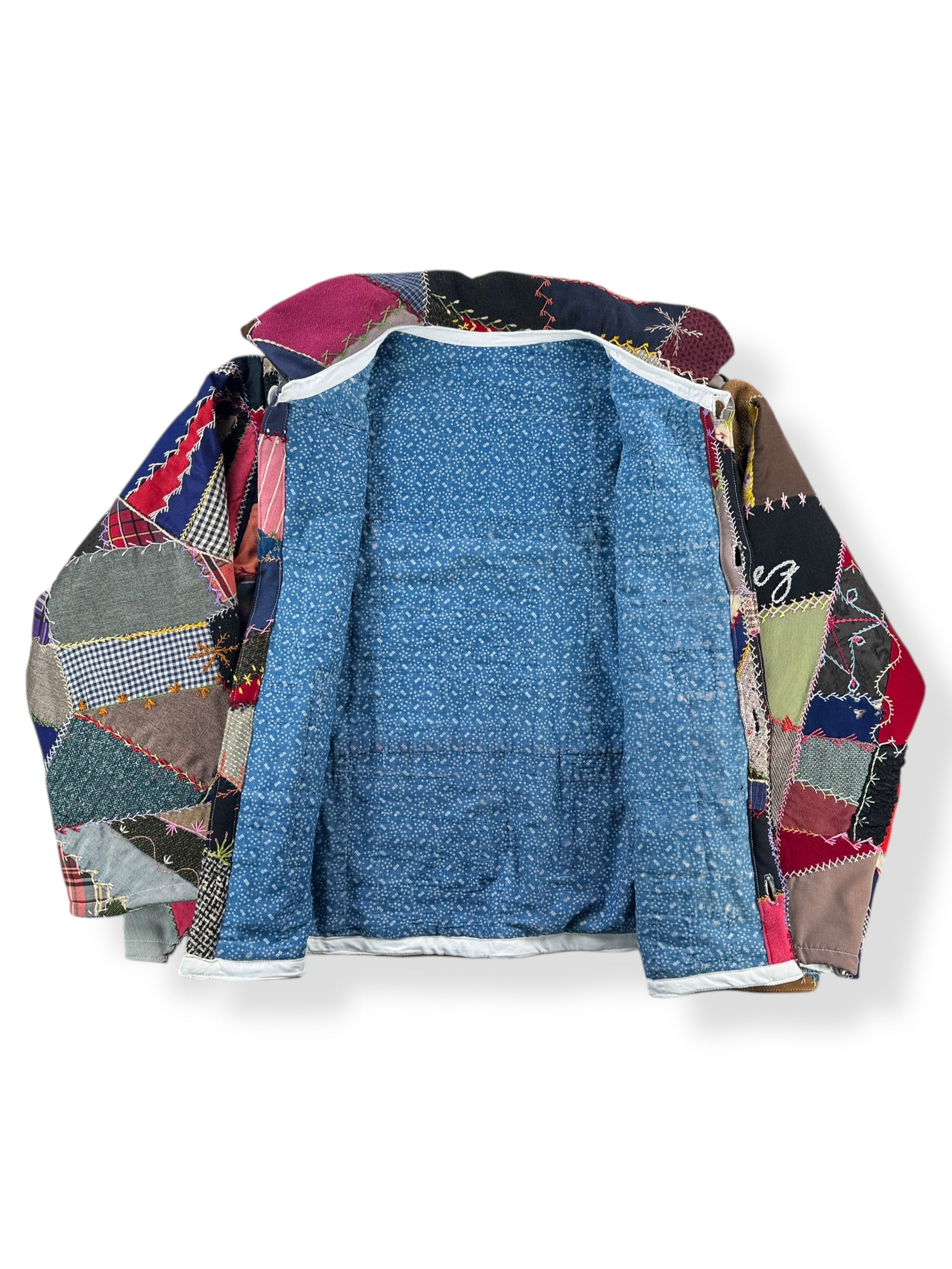 Inside of Archive Craft X Barn Owl Vintage Quilt Jacket