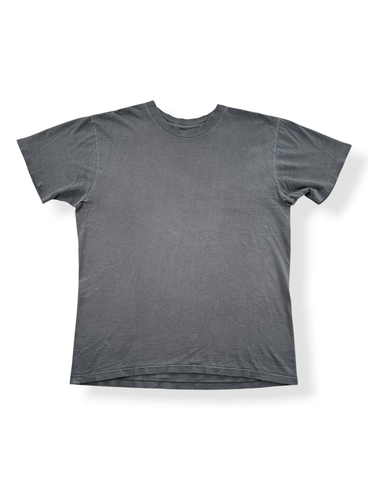 Front of Vintage Black Blank Tee SZ XL