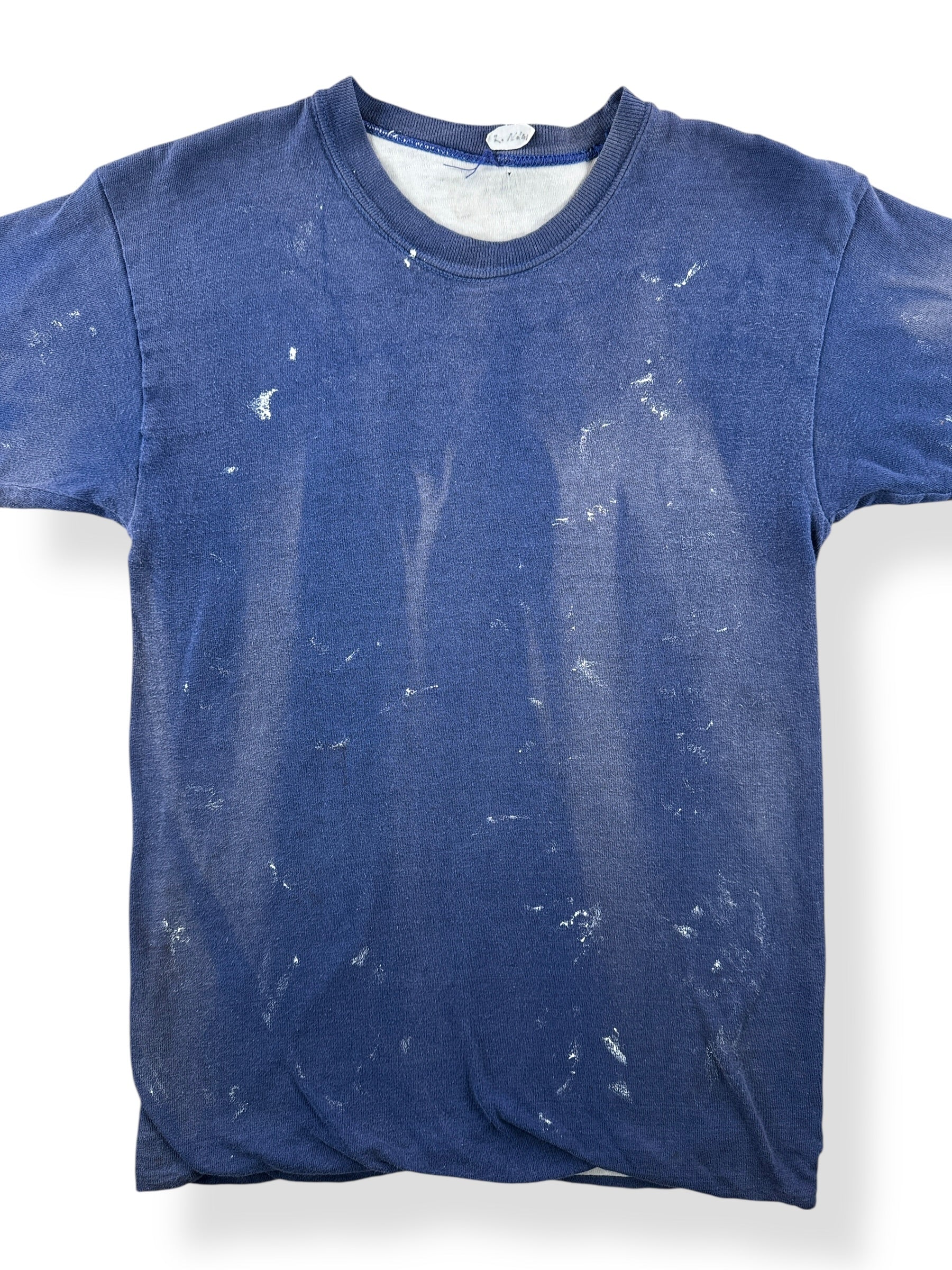 Front Close Up of Vintage Russell Southern Painters Tee SZ M (Fits XS)