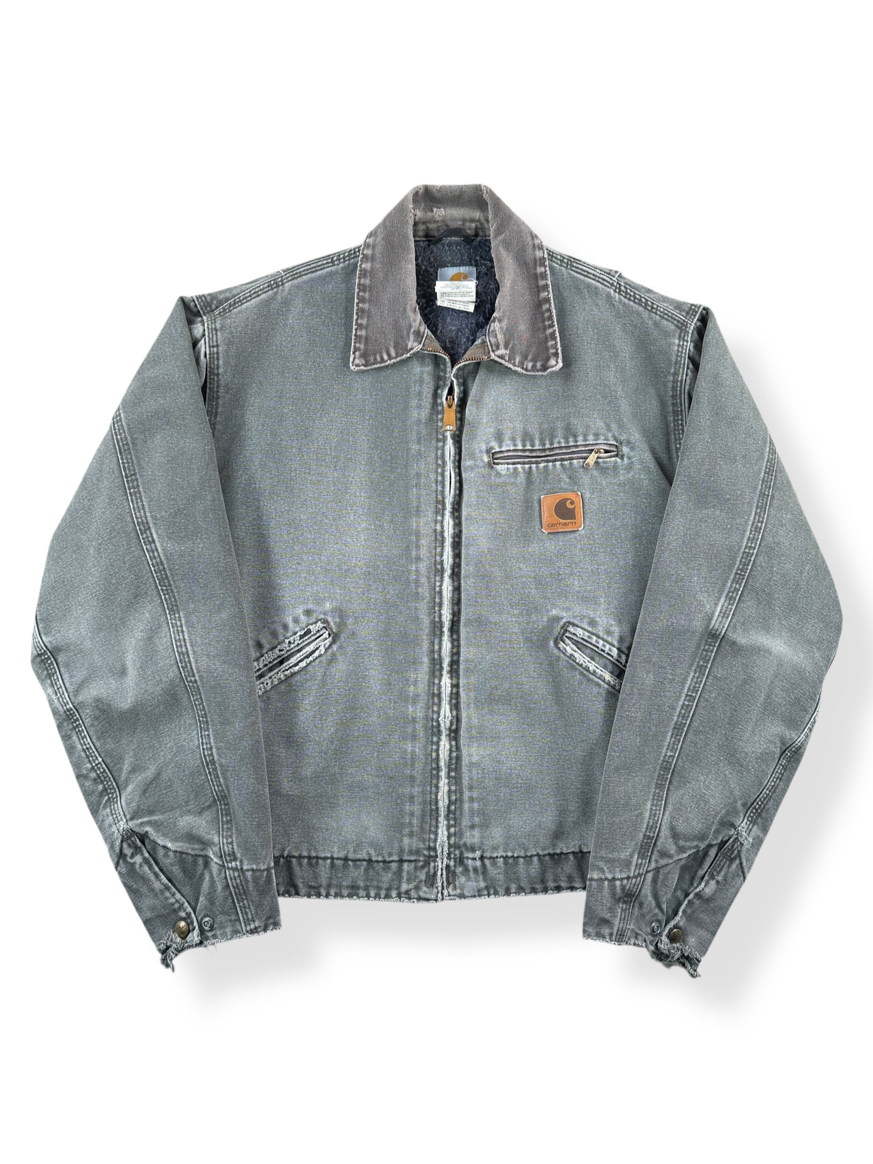 Front of Vintage Carhartt Detroit Jacket J97 MOS SZ M