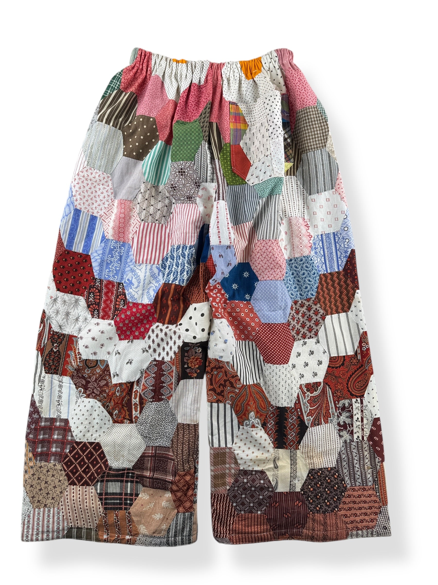 Back of Archive Craft X Barn Owl Vintage Quilt Pants SZ M