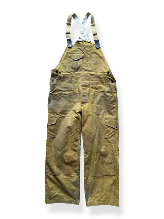 Front of Filson Oil Finish Double Tin Cloth Bibs W36 (Fits W42)