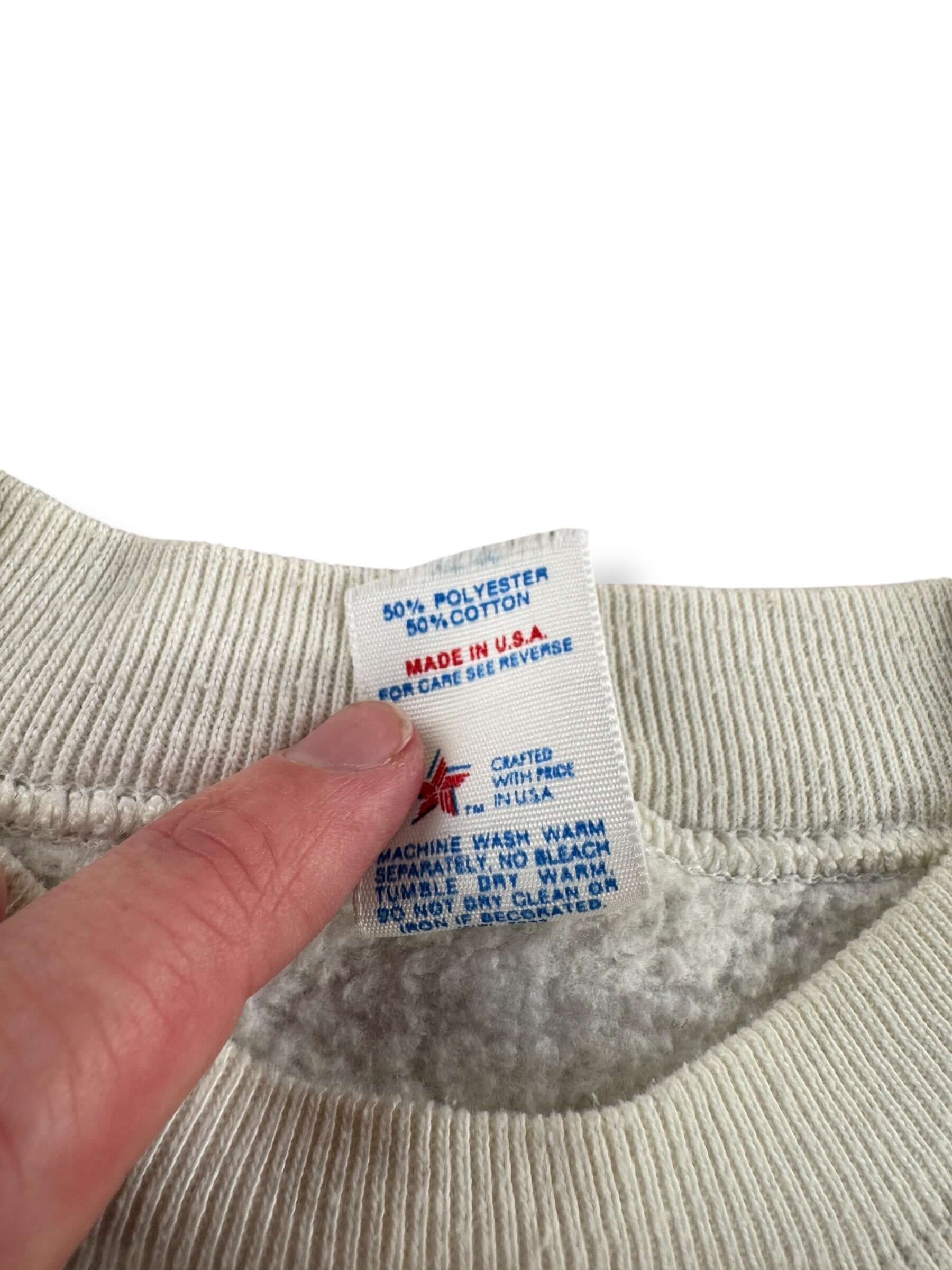 Tag on Vintage Animal Print Crewneck SZ M AS IS