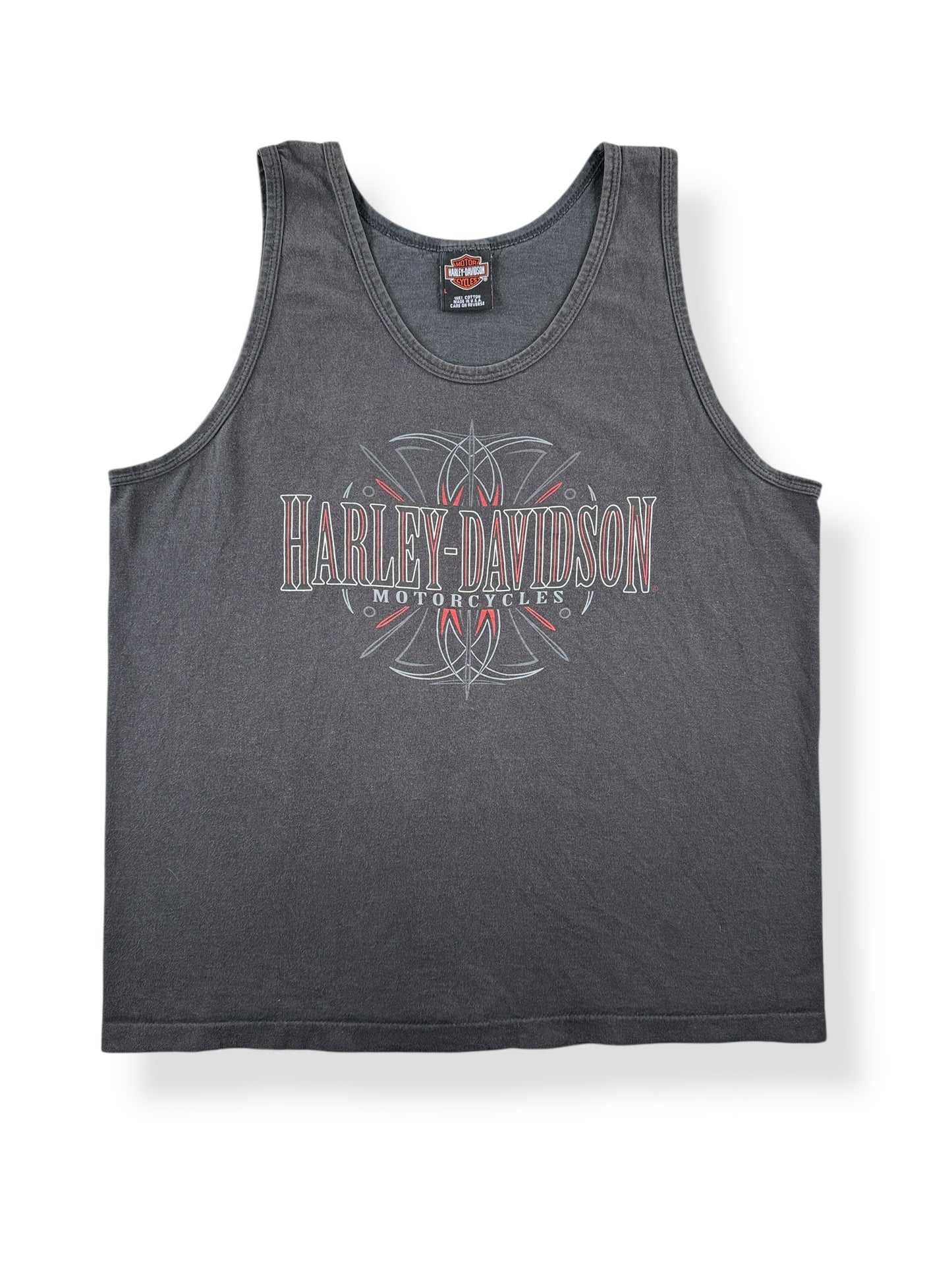 Front of Vintage Harley Davidson Phoenix OR Tank Top SZ L