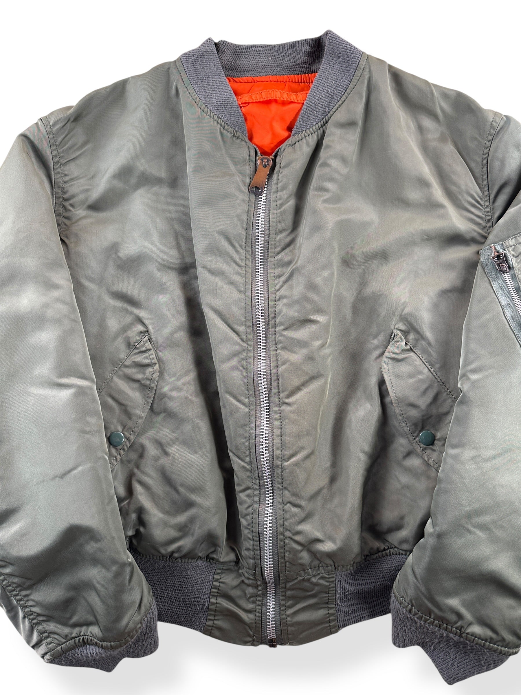 Vintage Alpha Industries MA1 Bomber Jacket SZ XL – The Barn Owl
